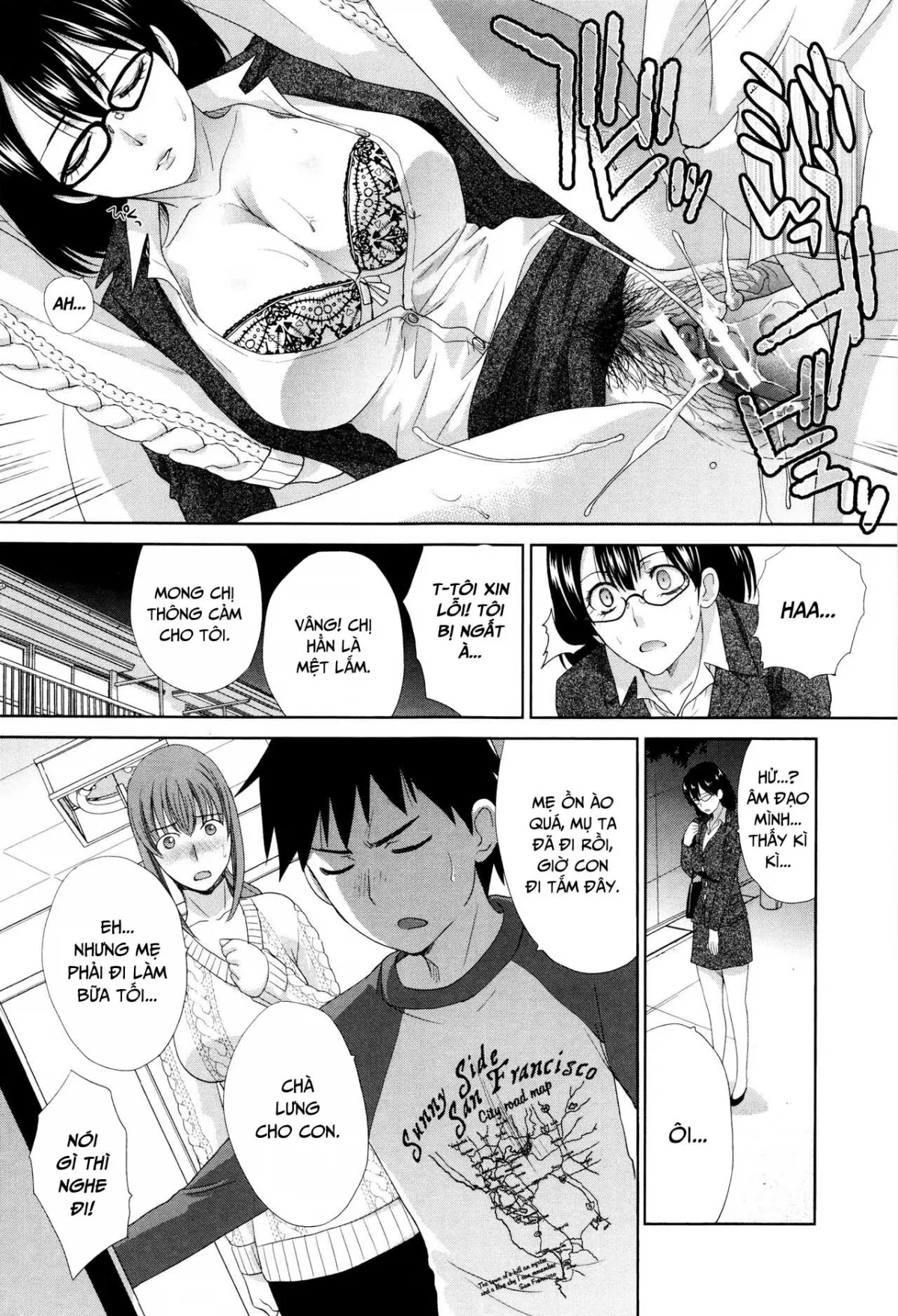HentaiVN.net - Ảnh 13 - Địt cả mẹ lẫn cô giáo bằng con cặc chà bá [Hankouki (Kazoku Soukanzu); Kazoku Soukanzu] - Oneshot cực ngọt - Art Mặn