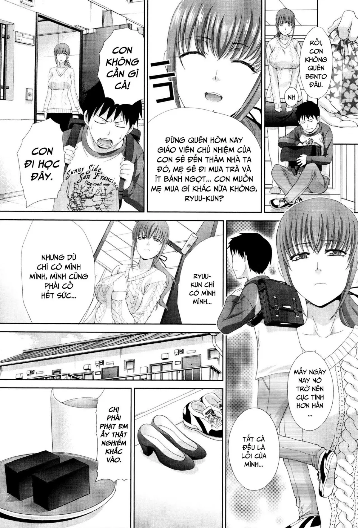 HentaiVN.net - Ảnh 8 - Địt cả mẹ lẫn cô giáo bằng con cặc chà bá [Hankouki (Kazoku Soukanzu); Kazoku Soukanzu] - Oneshot cực ngọt - Art Mặn