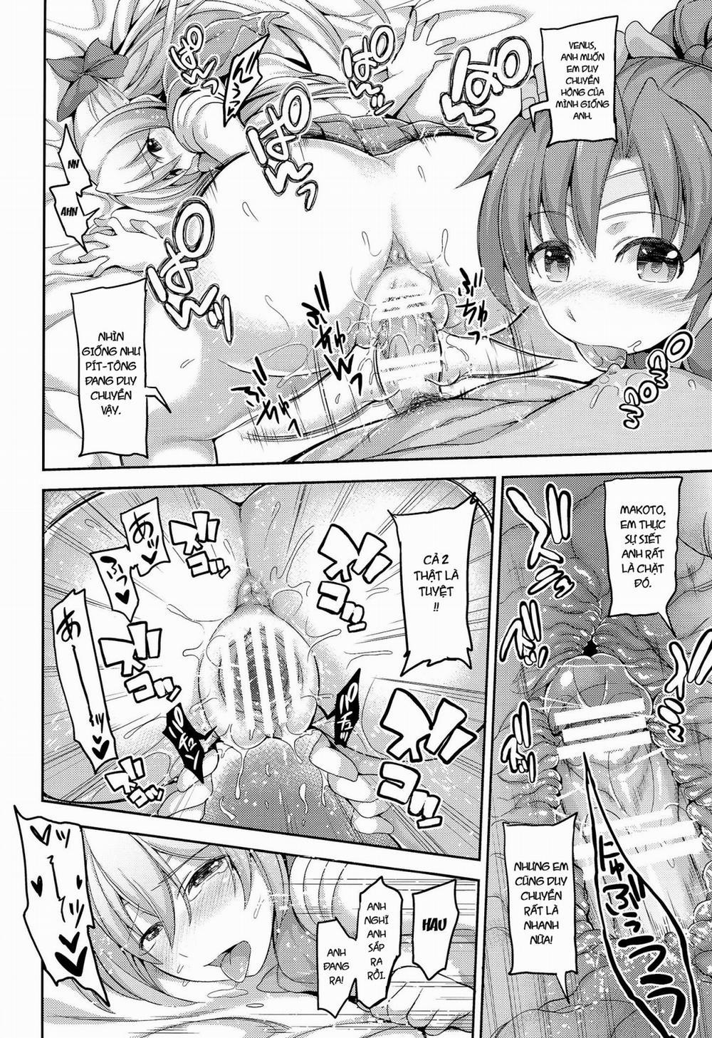 HentaiVN.net - Ảnh 17 - Fuuzoku Kinsei To Renai Mokusei 2 (Sailor Moon) [Call Girl Venus And Girlfriend Jupiter 2] - Oneshot