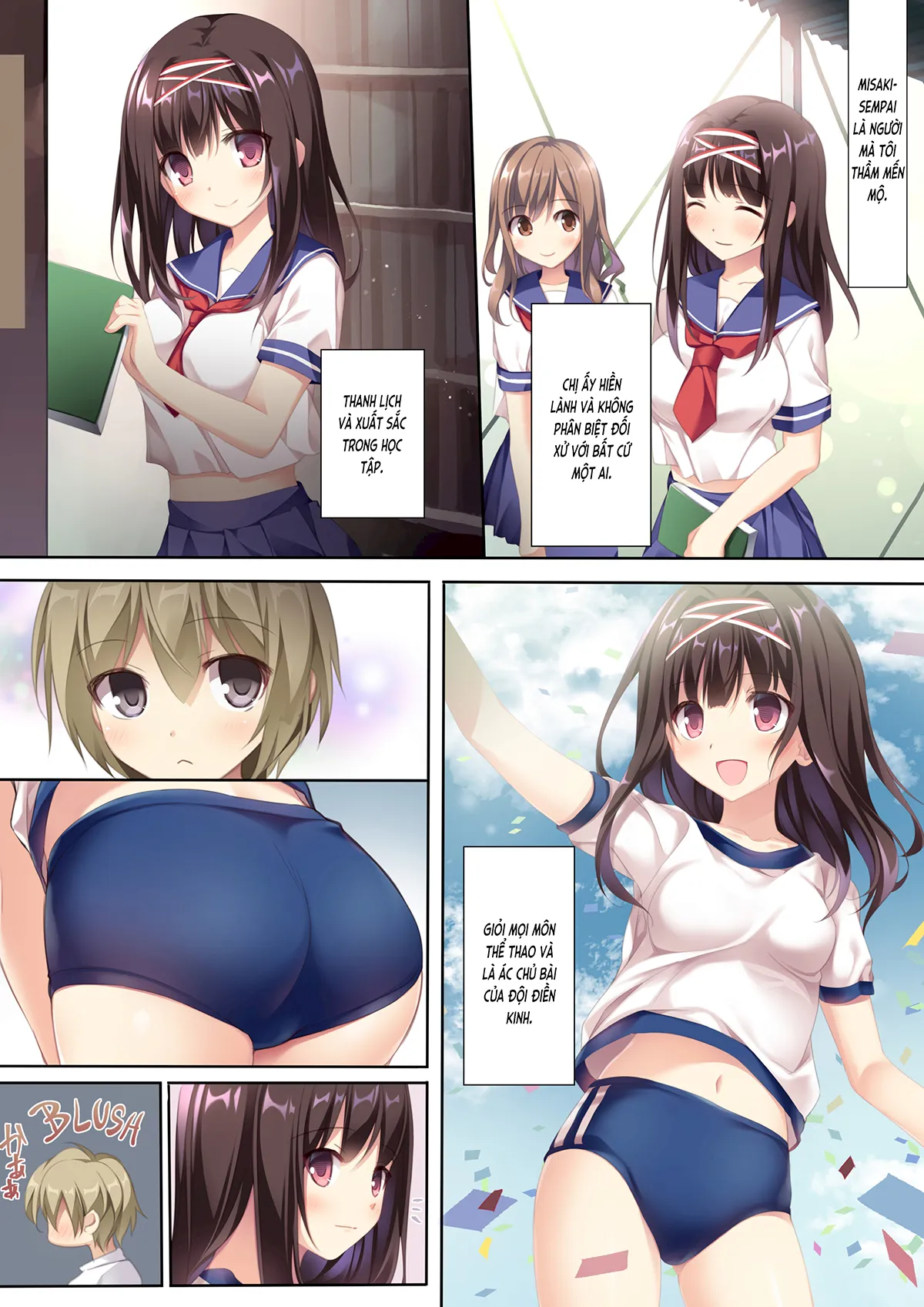HentaiVN.net - Ảnh 11 - Chị vu nữ trong trắng siêu dâm (nguyên tác) [Pure Slut Miko Sempai; Seiso Bitch na Miko Sempai; 清楚ビッチな巫女先輩] - Ch. 1. Miko-sempai