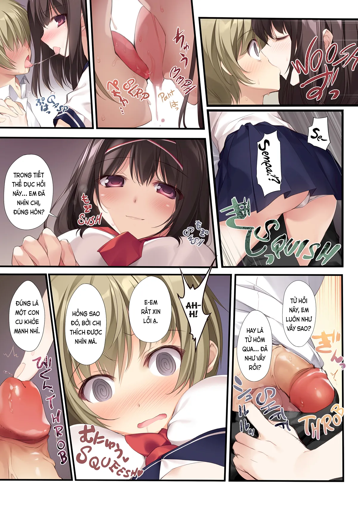 HentaiVN.net - Ảnh 13 - Chị vu nữ trong trắng siêu dâm (nguyên tác) [Pure Slut Miko Sempai; Seiso Bitch na Miko Sempai; 清楚ビッチな巫女先輩] - Ch. 1. Miko-sempai