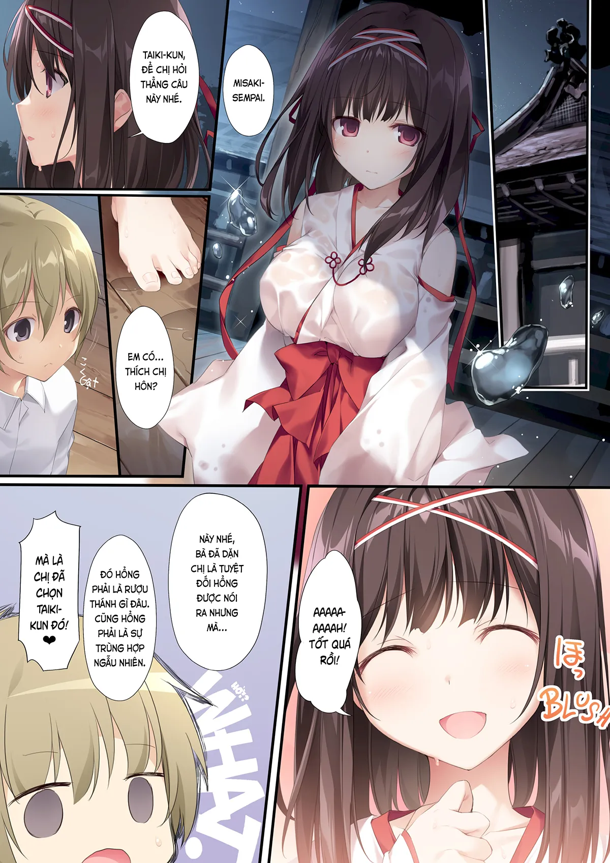 HentaiVN.net - Ảnh 22 - Chị vu nữ trong trắng siêu dâm (nguyên tác) [Pure Slut Miko Sempai; Seiso Bitch na Miko Sempai; 清楚ビッチな巫女先輩] - Ch. 1. Miko-sempai