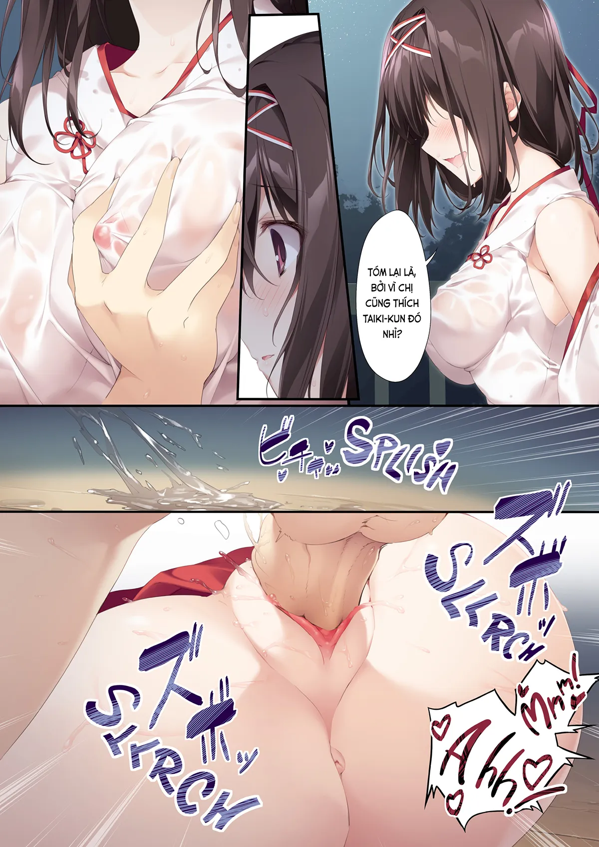 HentaiVN.net - Ảnh 24 - Chị vu nữ trong trắng siêu dâm (nguyên tác) [Pure Slut Miko Sempai; Seiso Bitch na Miko Sempai; 清楚ビッチな巫女先輩] - Ch. 1. Miko-sempai