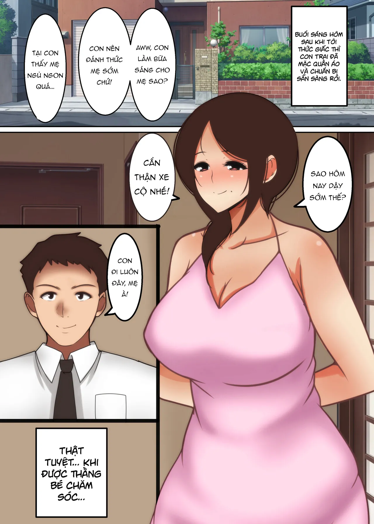 HentaiVN.net - Ảnh 14 - Haha ga Midara ni Aegu Toki [When mother moans lustfully] - Chap 2