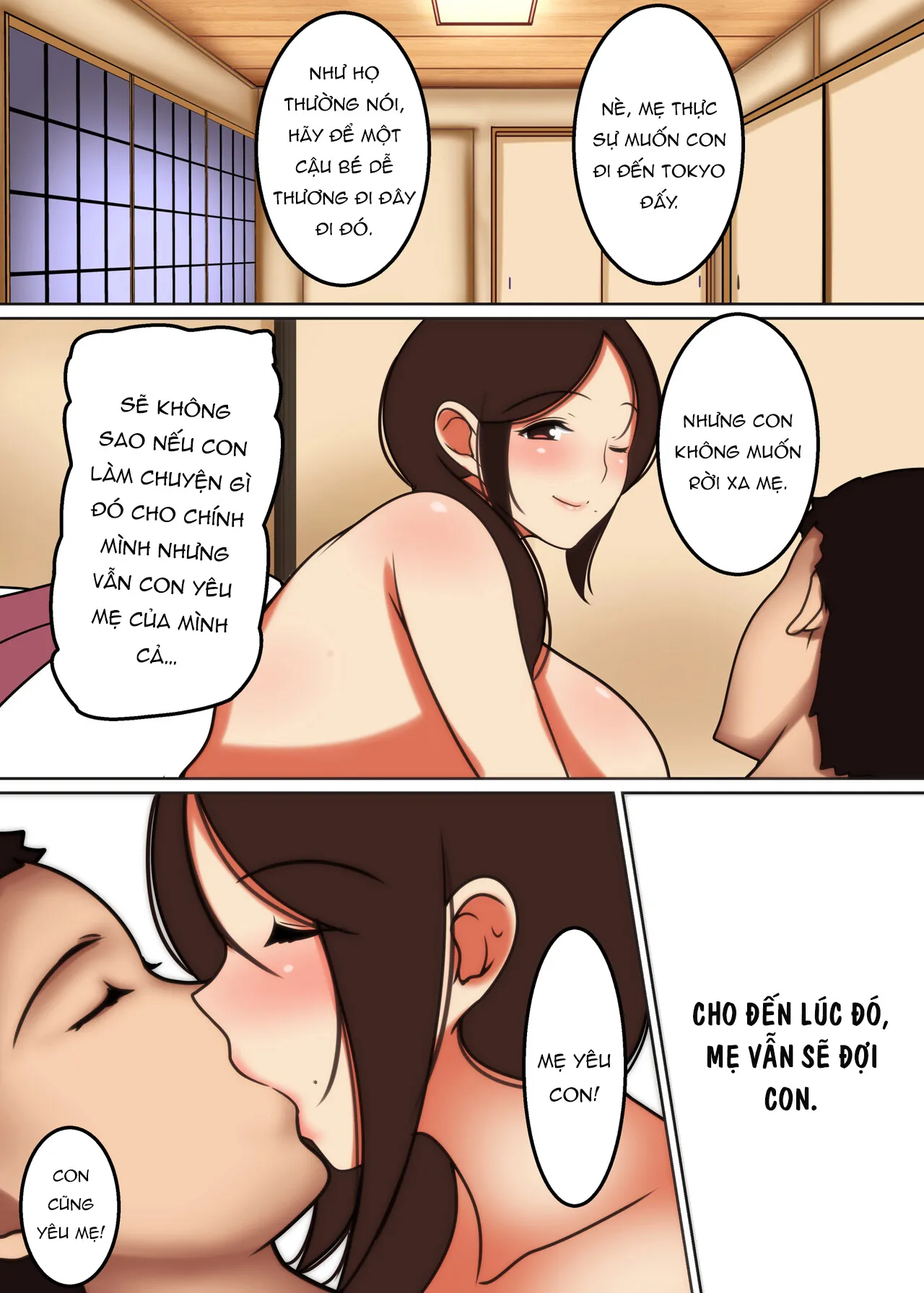 HentaiVN.net - Ảnh 26 - Haha ga Midara ni Aegu Toki [When mother moans lustfully] - Chap 2