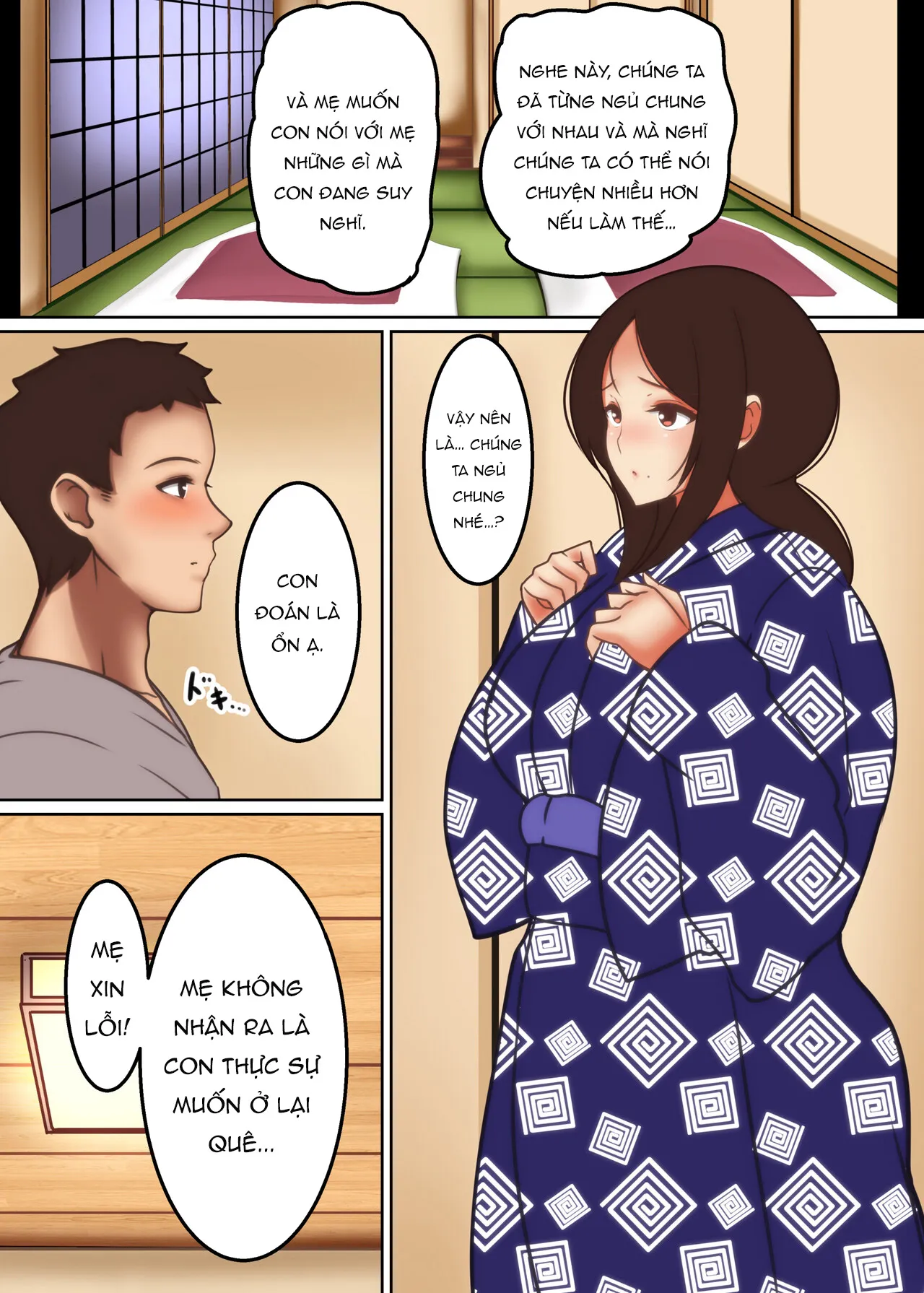 HentaiVN.net - Ảnh 5 - Haha ga Midara ni Aegu Toki [When mother moans lustfully] - Chap 2