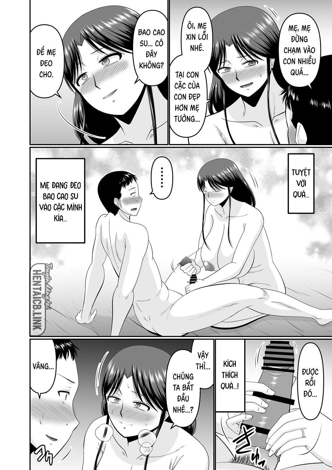HentaiVN.net - Ảnh 16 - Ý định của con trai sau khi chuốc say mẹ - Oneshot