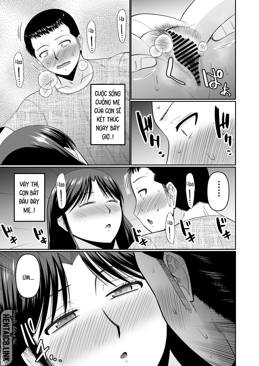 HentaiVN.net - Ảnh 9 - Ý định của con trai sau khi chuốc say mẹ - Oneshot