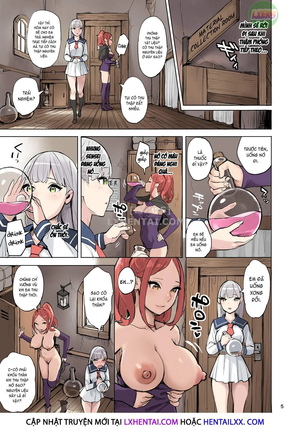 HentaiVN.net - Ảnh 6 - Mahouyaku No Zairyou [The Ingredient For The Magic Potion] - Oneshot