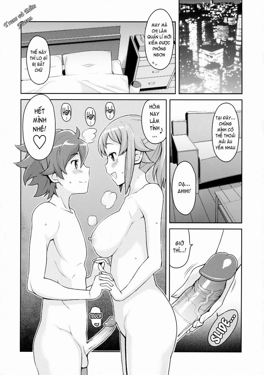 HentaiVN.net - Ảnh 15 - Chibikko Bitch Try (Gundam Build Fighters Try) - Oneshot
