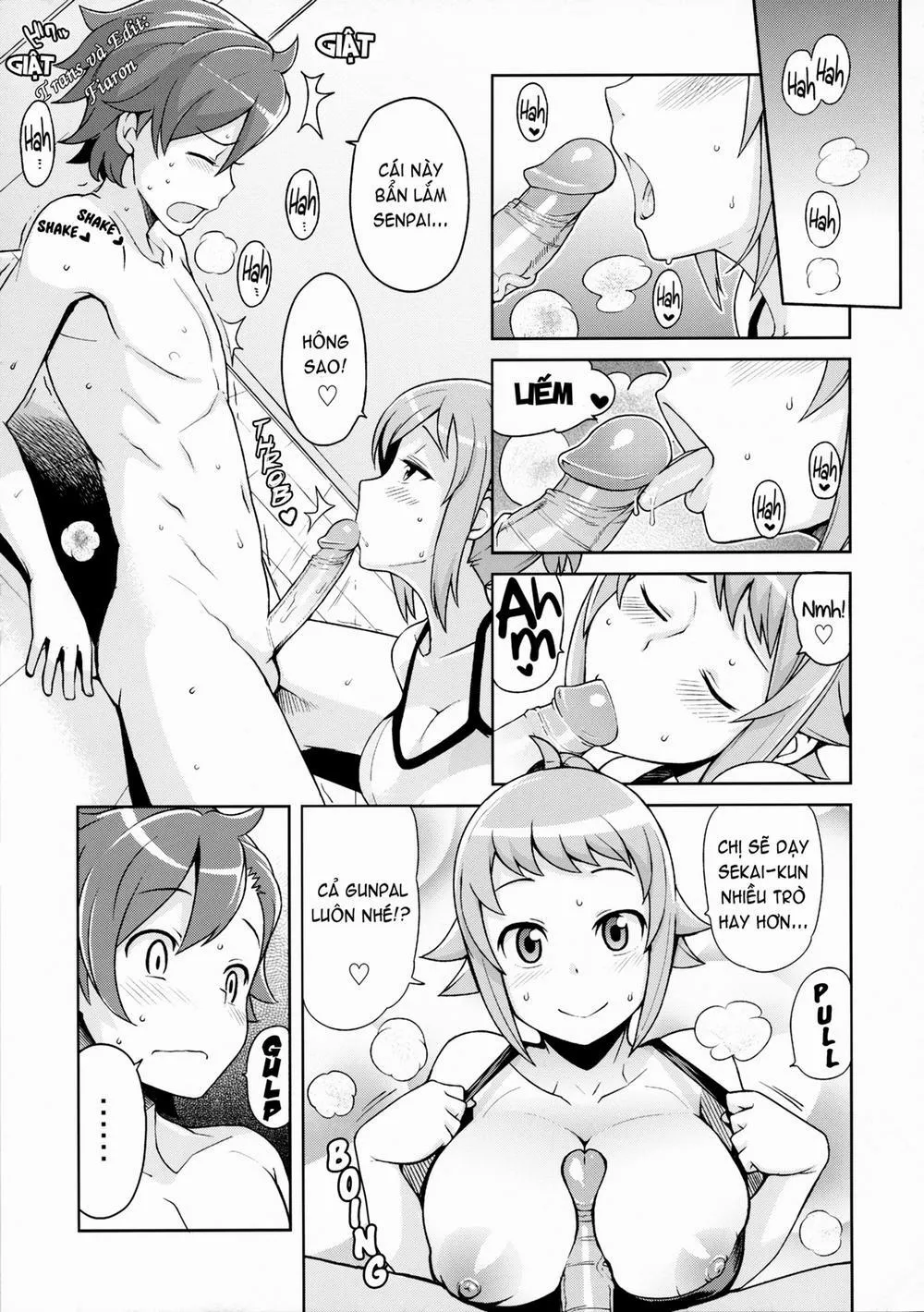 HentaiVN.net - Ảnh 8 - Chibikko Bitch Try (Gundam Build Fighters Try) - Oneshot