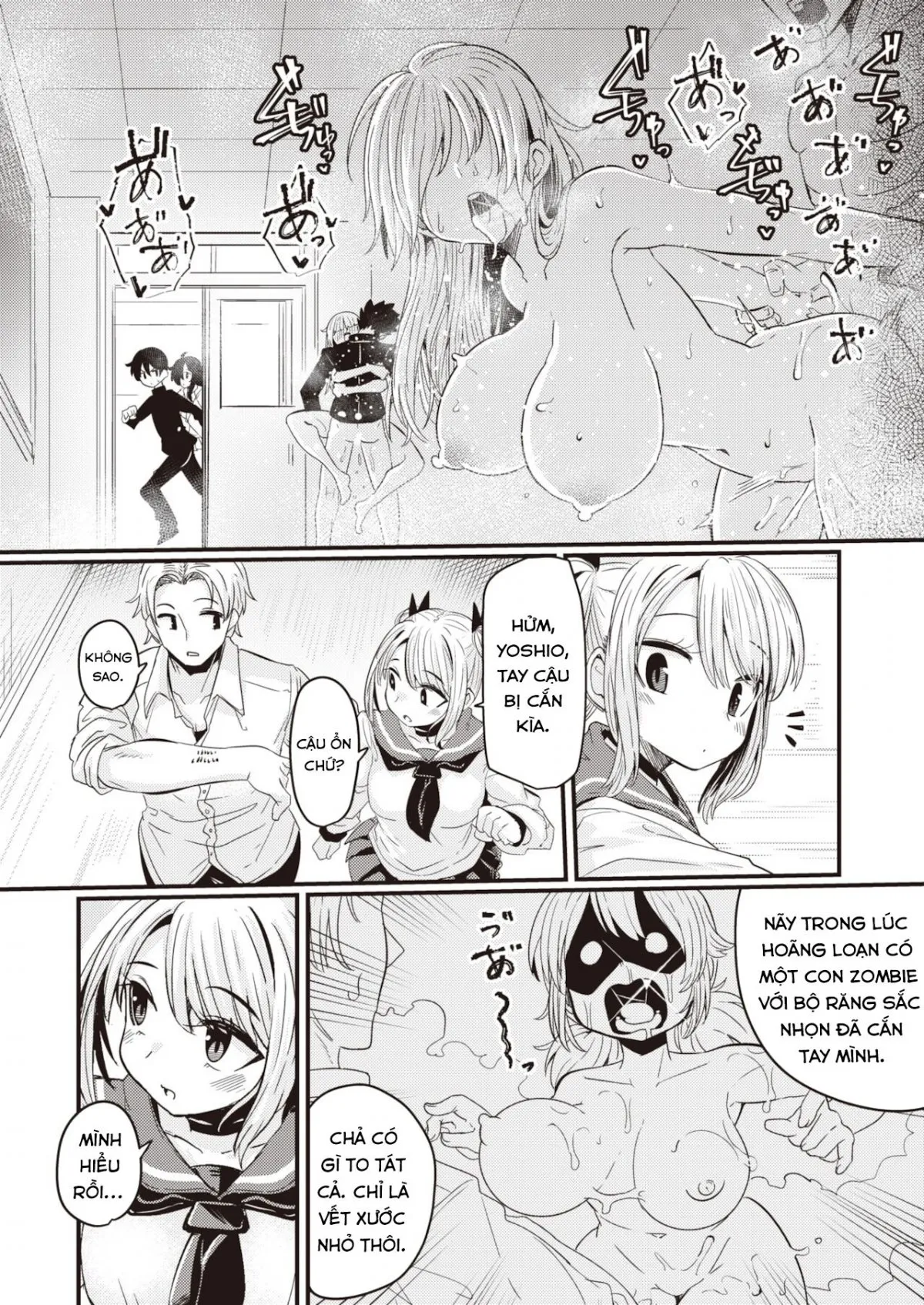 HentaiVN.net - Ảnh 8 - Dopyu-Dopyu Of The Dead [Đại Dịch Zombie Cùng Dopyu-Dopyu; Dopyu-Dopyu Of The Dead Kouhen] - Chap 1 Khởi Đầu