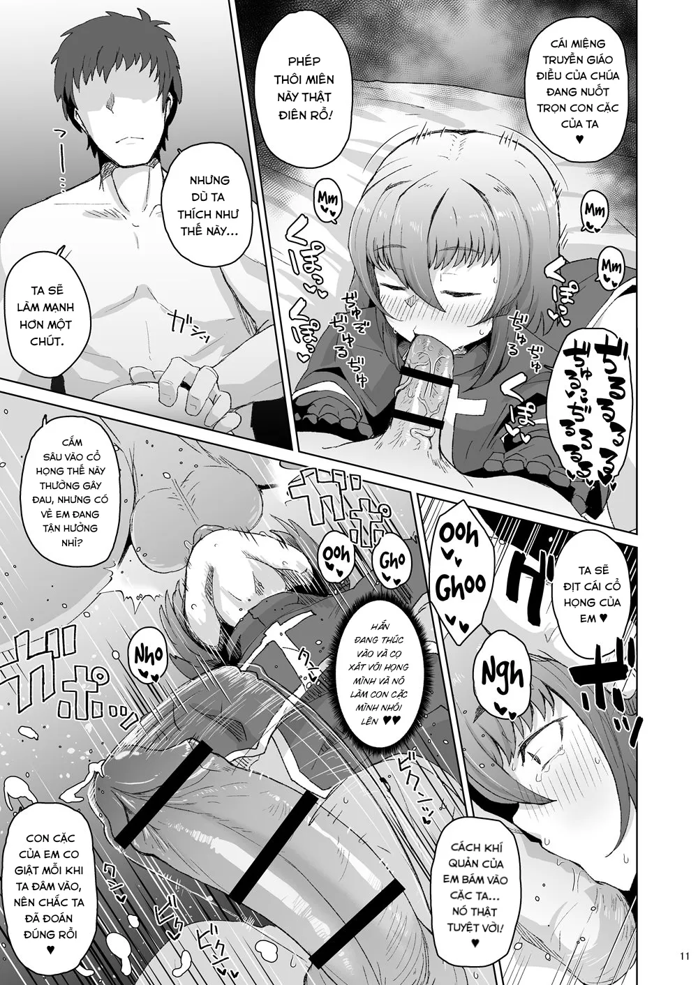 HentaiVN.net - Ảnh 10 - Souryo Saimin -Shasei Taboo na Otokonoko o Kyousei Ketsu Acme [Priest Hypnosis -Forcing Celibate Crossdressing Priest to Ejaculate] - Oneshot