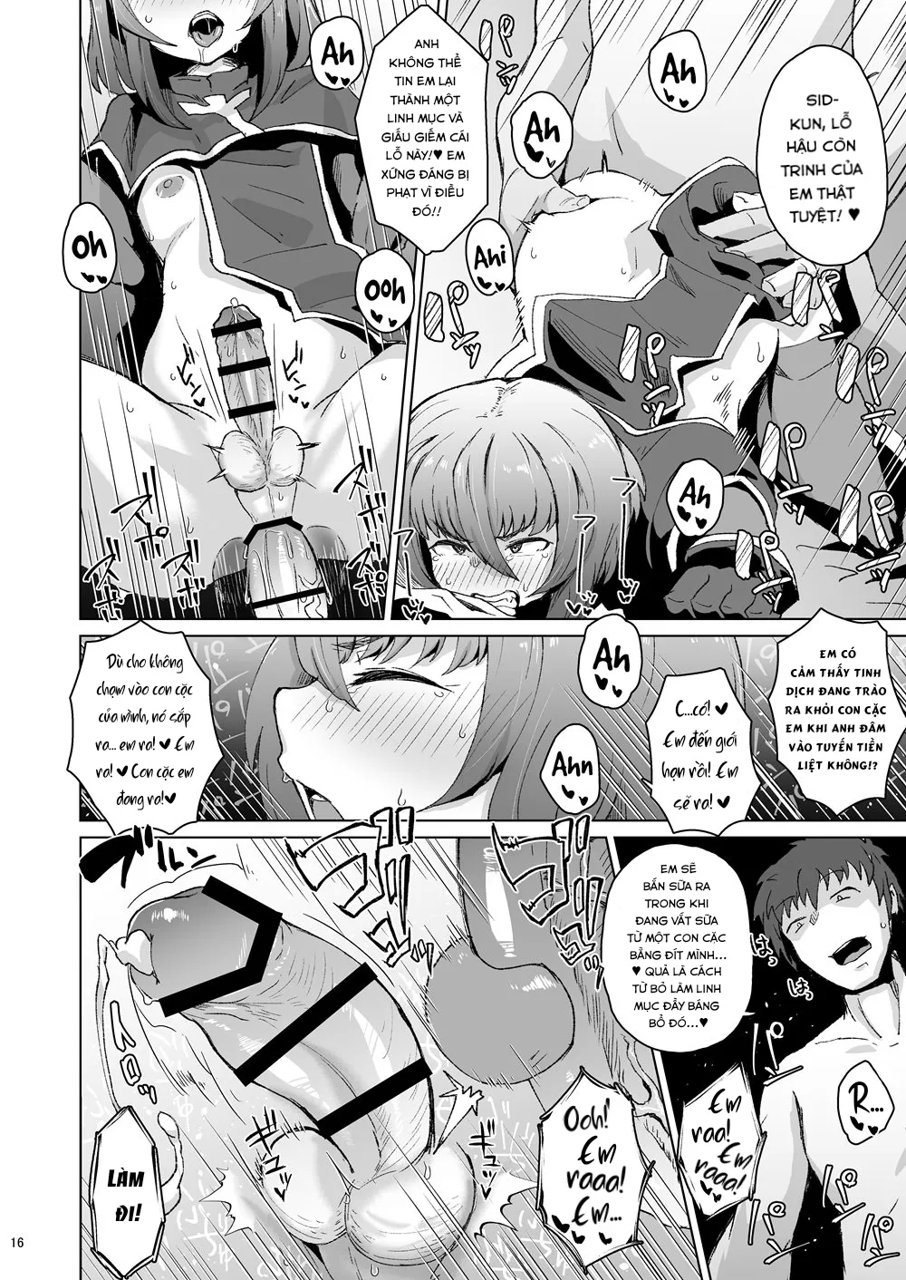 HentaiVN.net - Ảnh 15 - Souryo Saimin -Shasei Taboo na Otokonoko o Kyousei Ketsu Acme [Priest Hypnosis -Forcing Celibate Crossdressing Priest to Ejaculate] - Oneshot