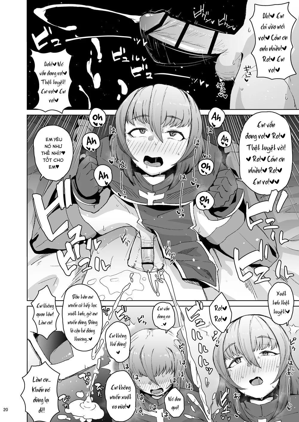 HentaiVN.net - Ảnh 19 - Souryo Saimin -Shasei Taboo na Otokonoko o Kyousei Ketsu Acme [Priest Hypnosis -Forcing Celibate Crossdressing Priest to Ejaculate] - Oneshot
