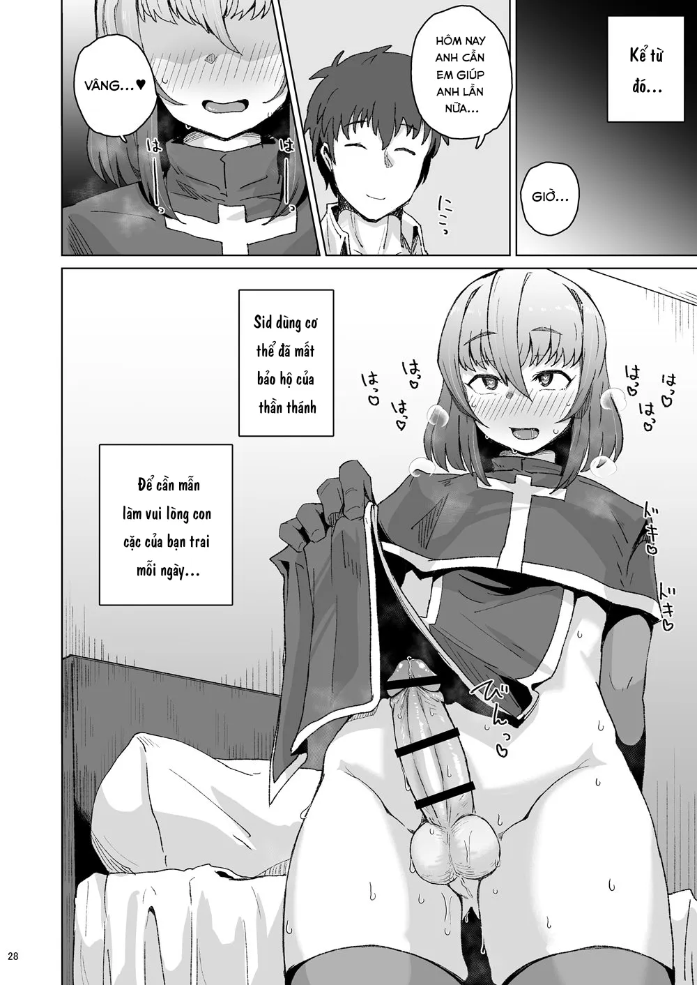 HentaiVN.net - Ảnh 27 - Souryo Saimin -Shasei Taboo na Otokonoko o Kyousei Ketsu Acme [Priest Hypnosis -Forcing Celibate Crossdressing Priest to Ejaculate] - Oneshot