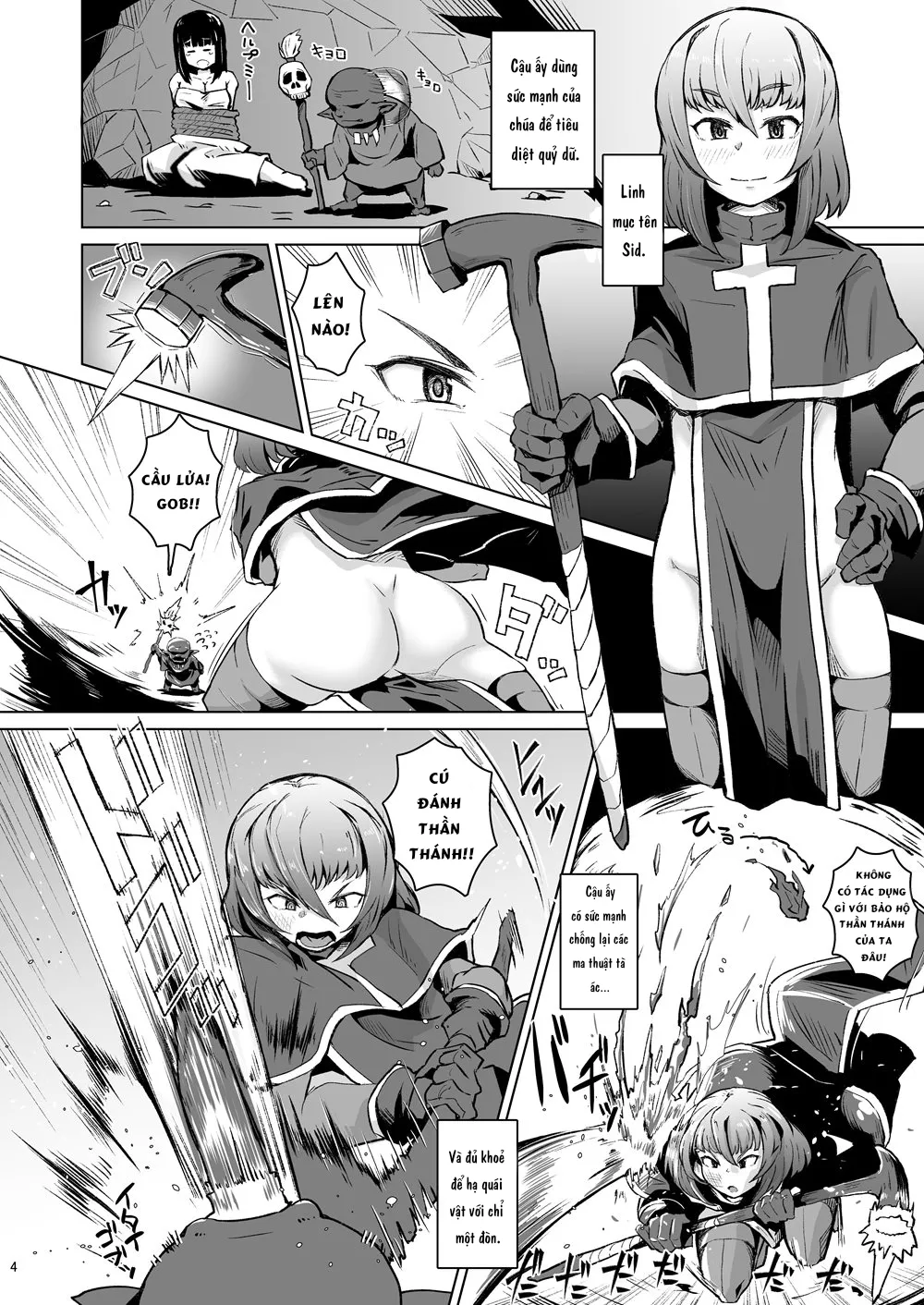 HentaiVN.net - Ảnh 3 - Souryo Saimin -Shasei Taboo na Otokonoko o Kyousei Ketsu Acme [Priest Hypnosis -Forcing Celibate Crossdressing Priest to Ejaculate] - Oneshot