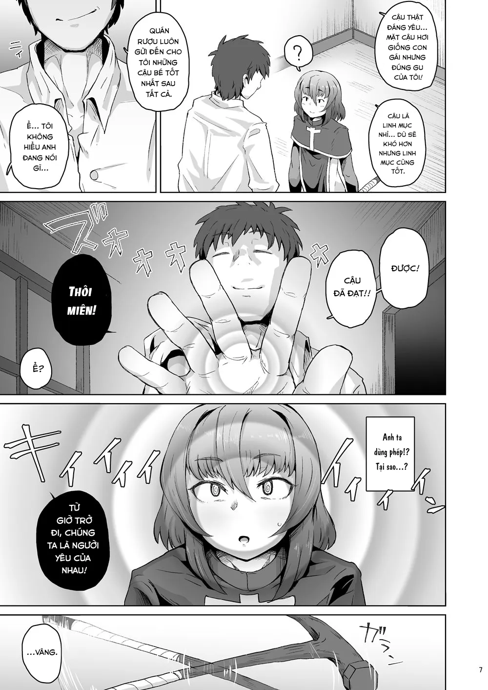 HentaiVN.net - Ảnh 6 - Souryo Saimin -Shasei Taboo na Otokonoko o Kyousei Ketsu Acme [Priest Hypnosis -Forcing Celibate Crossdressing Priest to Ejaculate] - Oneshot