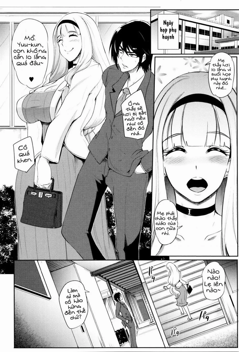 HentaiVN.net - Ảnh 19 - Tennen Kanjyuku - Ngoại tình với con chồng - Oneshot