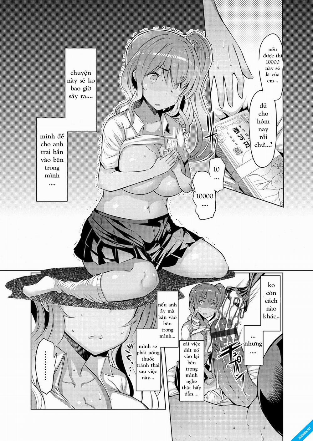 HentaiVN.net - Ảnh 15 - Con Bitch Yêu Tiền [Kimoani, Bitch Imouto o Kau; Gross Brother Buys His Bitchy Sister] - Oneshot