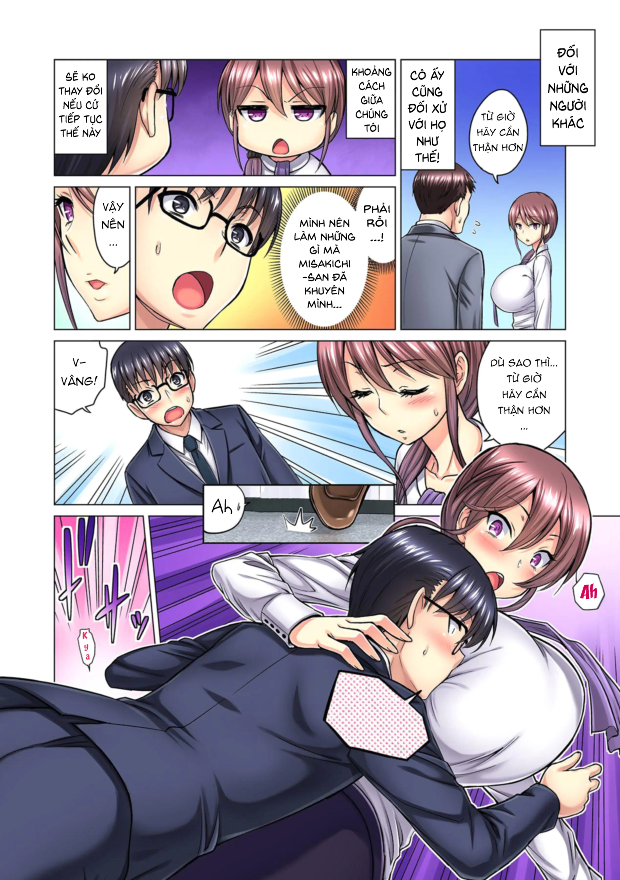 HentaiVN.net - Ảnh 14 - M-jo Joushi to no Sex o Sekai ni Haishinchuu? Icchau Tokoro ga Haishin sarechau~! - Chapter 01