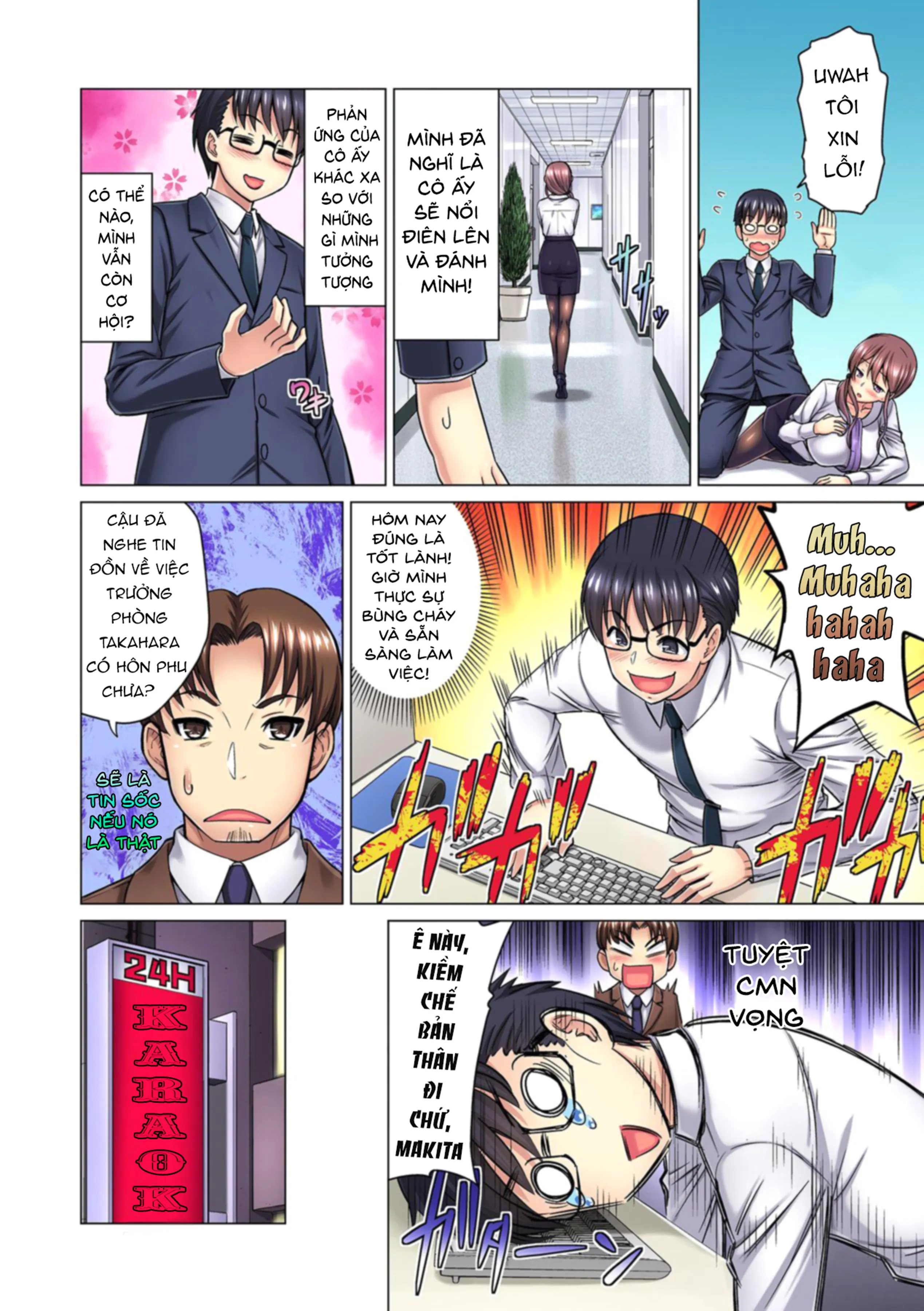HentaiVN.net - Ảnh 16 - M-jo Joushi to no Sex o Sekai ni Haishinchuu? Icchau Tokoro ga Haishin sarechau~! - Chapter 01
