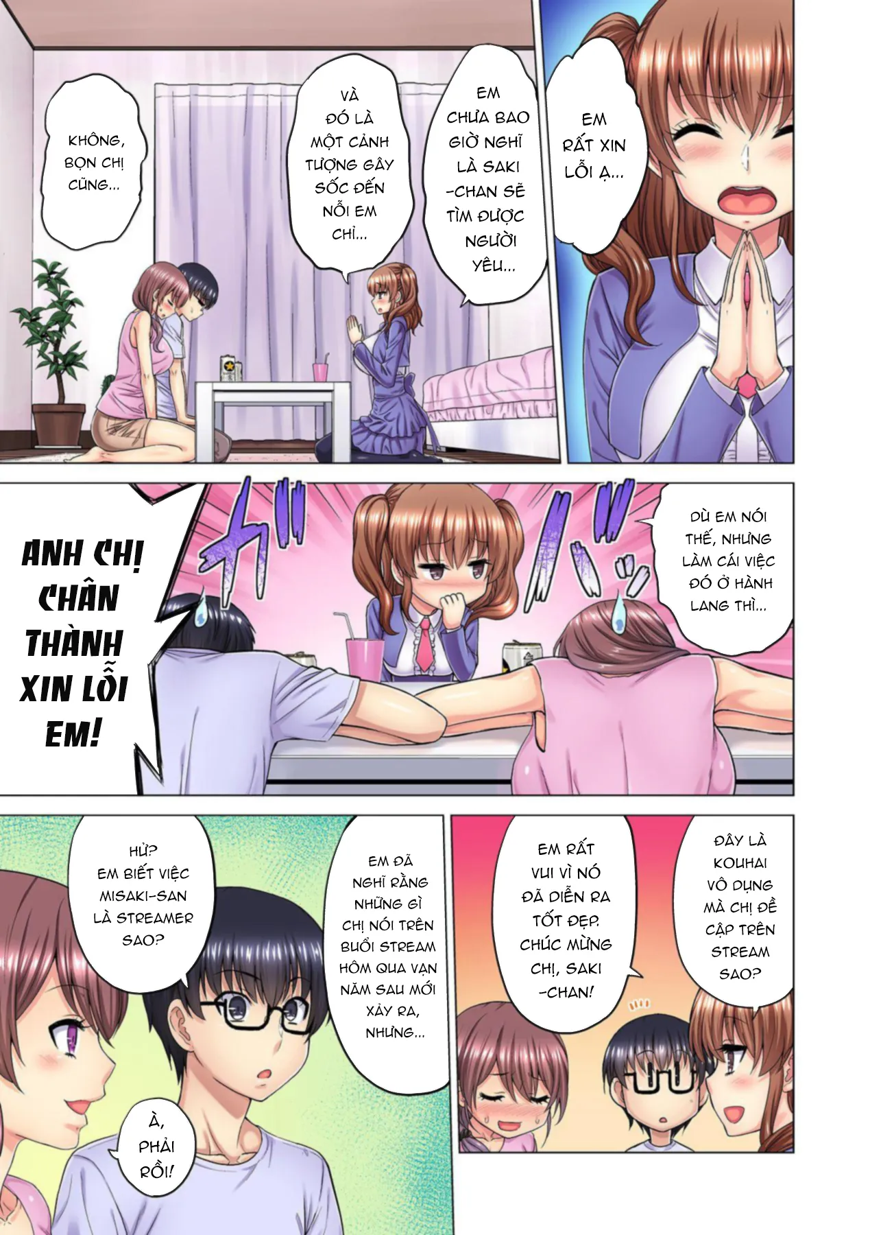 HentaiVN.net - Ảnh 11 - M-jo Joushi to no Sex o Sekai ni Haishinchuu? Icchau Tokoro ga Haishin sarechau~! - Chapter 03
