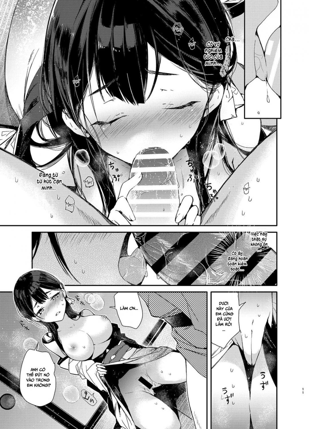 HentaiVN.net - Ảnh 11 - Tâm tình cùng cô vợ dâm đãng trong tà áo kimono [Kitsume na Kimono Niizuma to Kyoukotoba Ecchi] - Oneshot