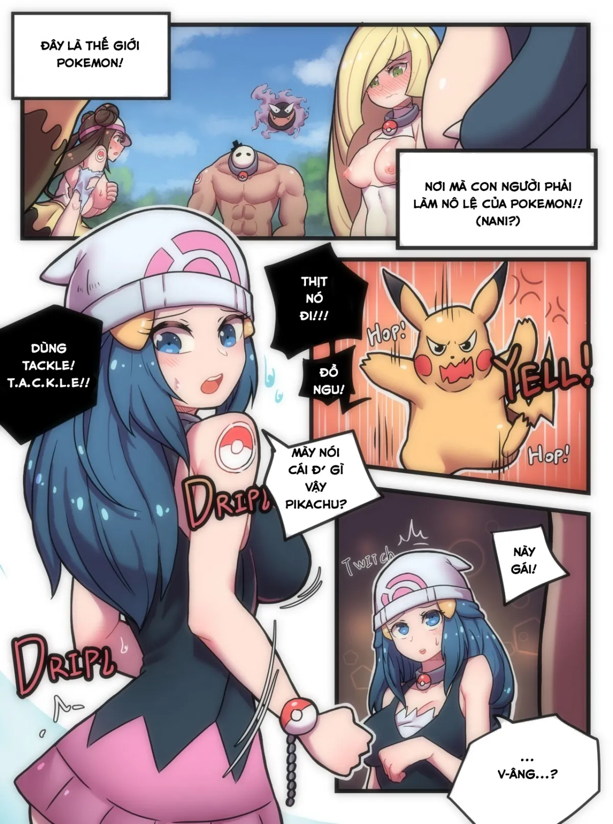 HentaiVN.net - Ảnh 3 - Thế giới Pokemon! (Art đẹp không che) [Pokemon World!] - Oneshot
