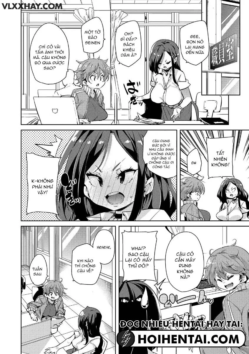 HentaiVN.net - Ảnh 4 - Hitozuma Pheromone [Married Woman Pheromone] - Chap 2