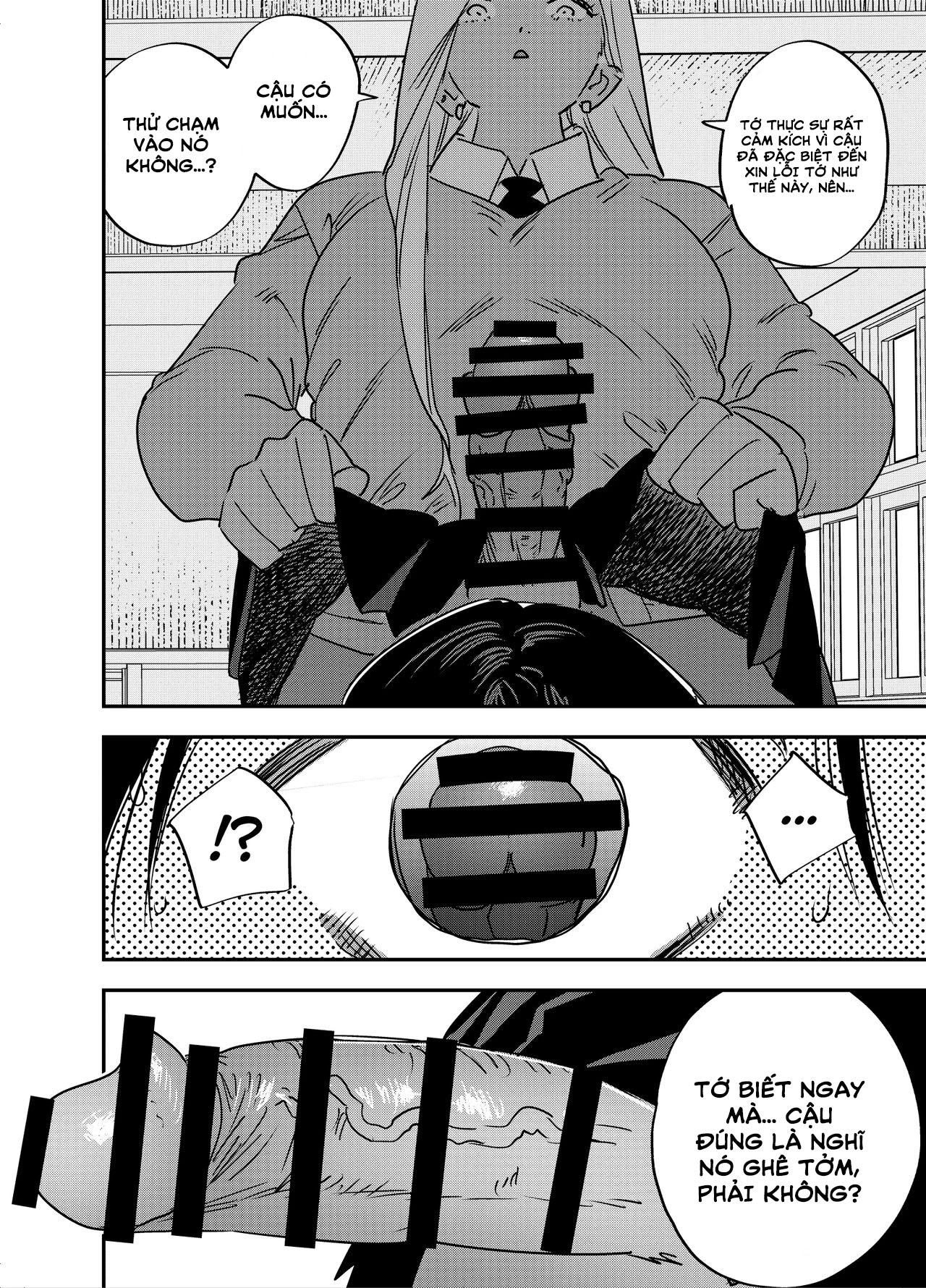 HentaiVN.net - Ảnh 10 - [Tosha Pink (Chimeda)] I Couldn't Refuse the Gyaru's Cock [Futanari Gyaru x Disciplinary Committee Officer] - Oneshot