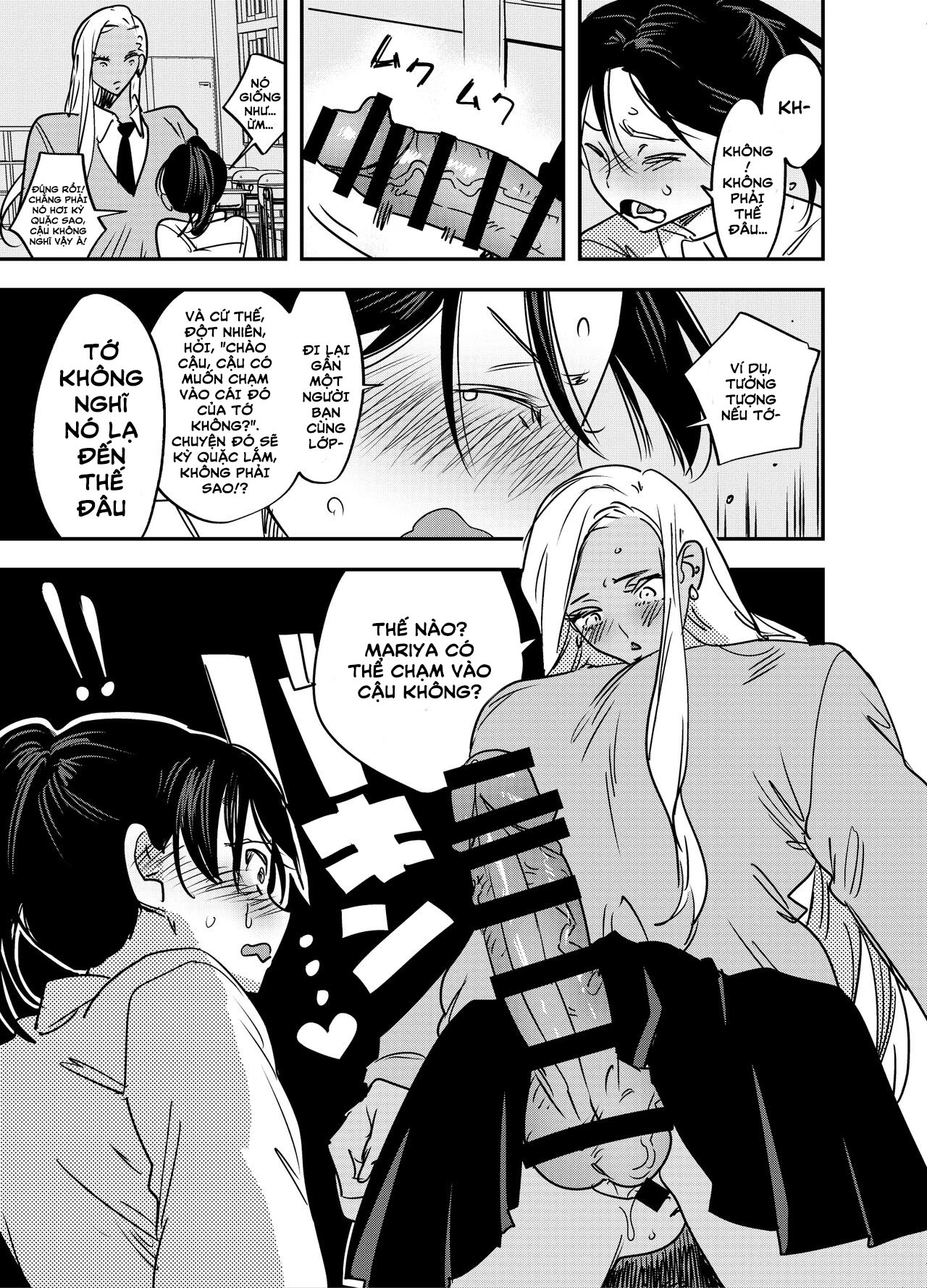 HentaiVN.net - Ảnh 11 - [Tosha Pink (Chimeda)] I Couldn't Refuse the Gyaru's Cock [Futanari Gyaru x Disciplinary Committee Officer] - Oneshot