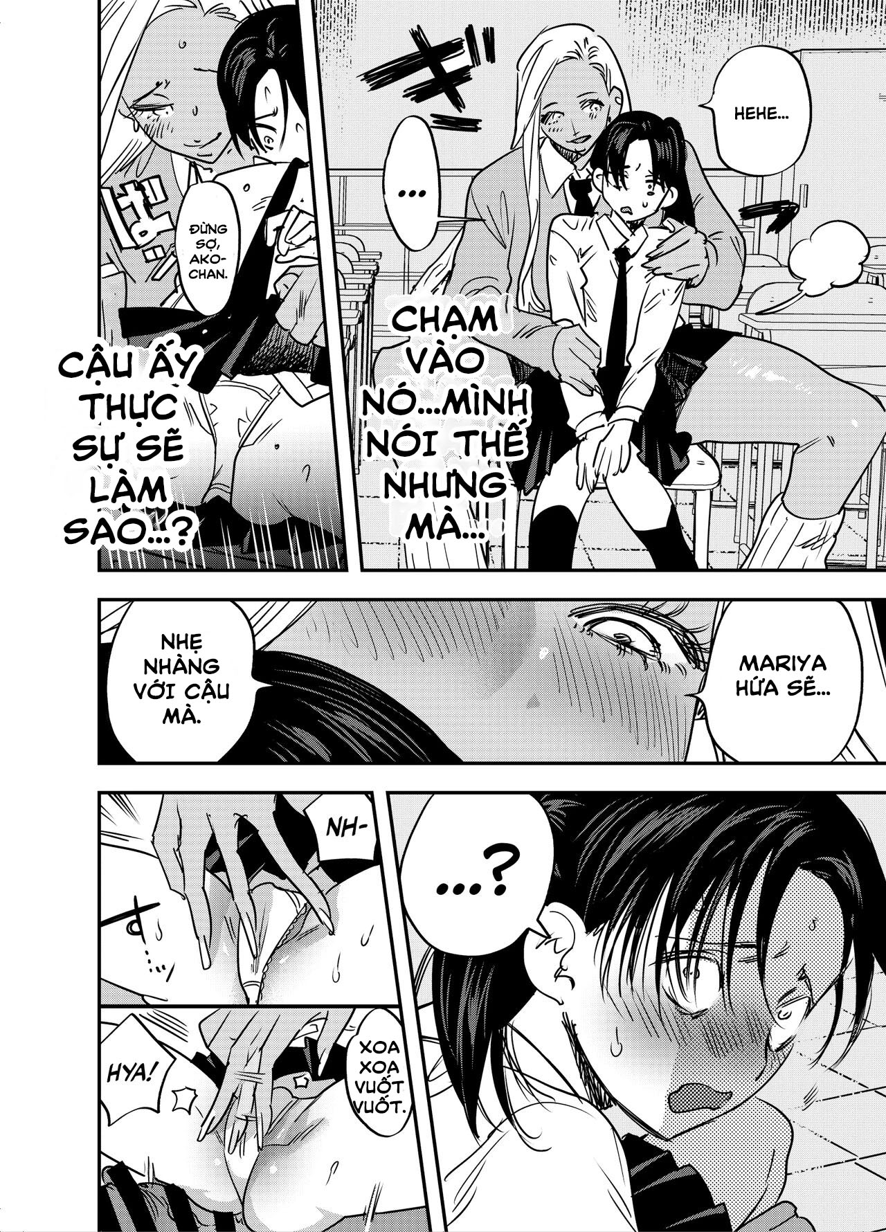 HentaiVN.net - Ảnh 12 - [Tosha Pink (Chimeda)] I Couldn't Refuse the Gyaru's Cock [Futanari Gyaru x Disciplinary Committee Officer] - Oneshot