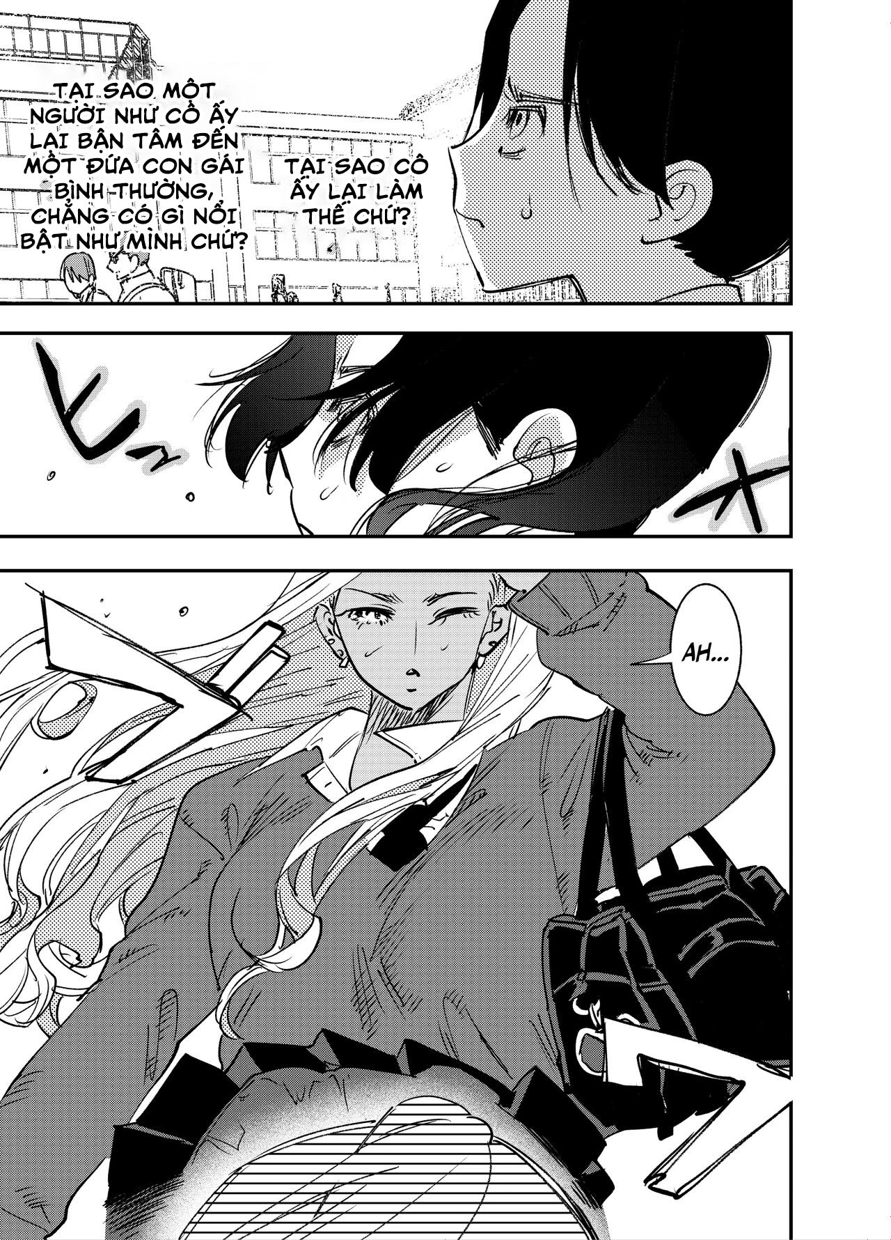 HentaiVN.net - Ảnh 3 - [Tosha Pink (Chimeda)] I Couldn't Refuse the Gyaru's Cock [Futanari Gyaru x Disciplinary Committee Officer] - Oneshot