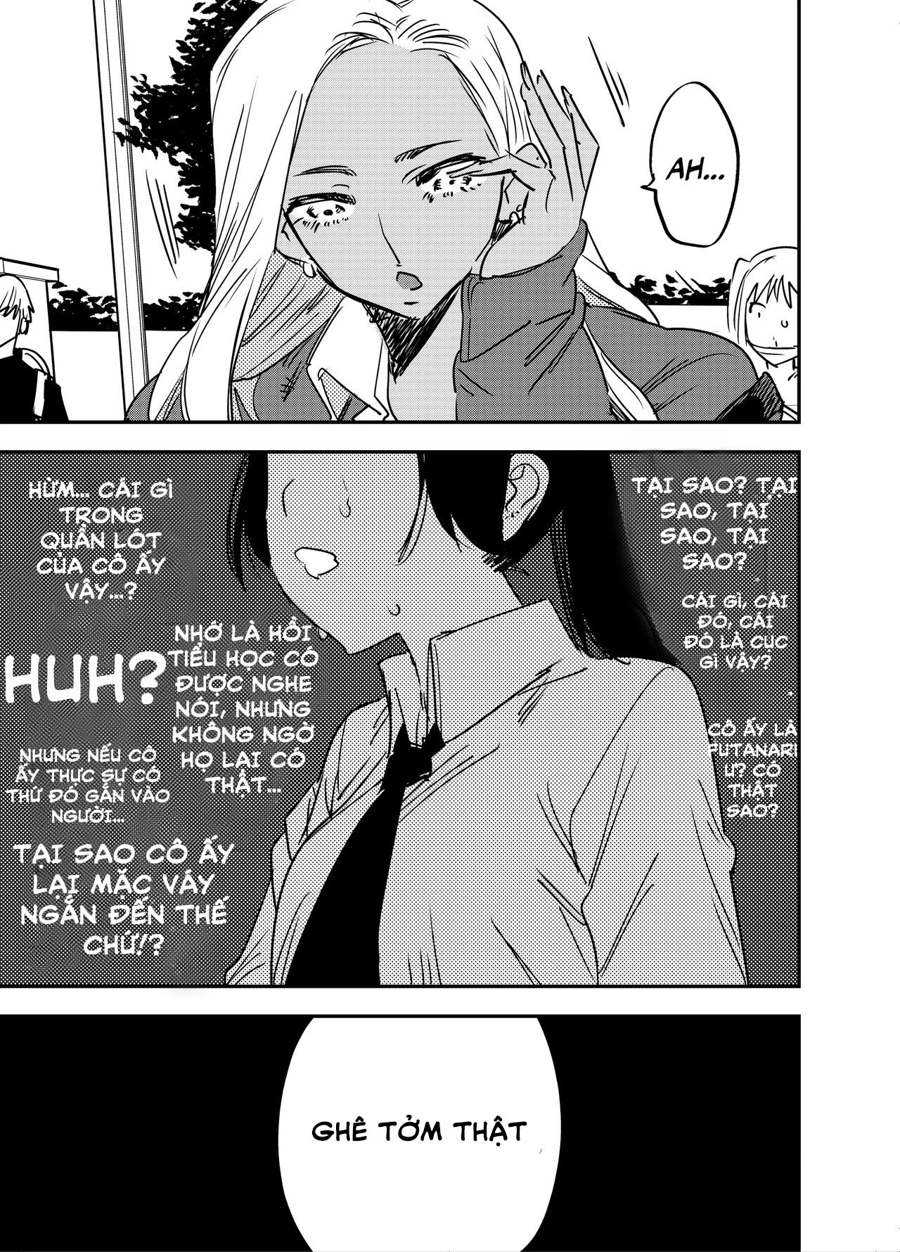HentaiVN.net - Ảnh 5 - [Tosha Pink (Chimeda)] I Couldn't Refuse the Gyaru's Cock [Futanari Gyaru x Disciplinary Committee Officer] - Oneshot