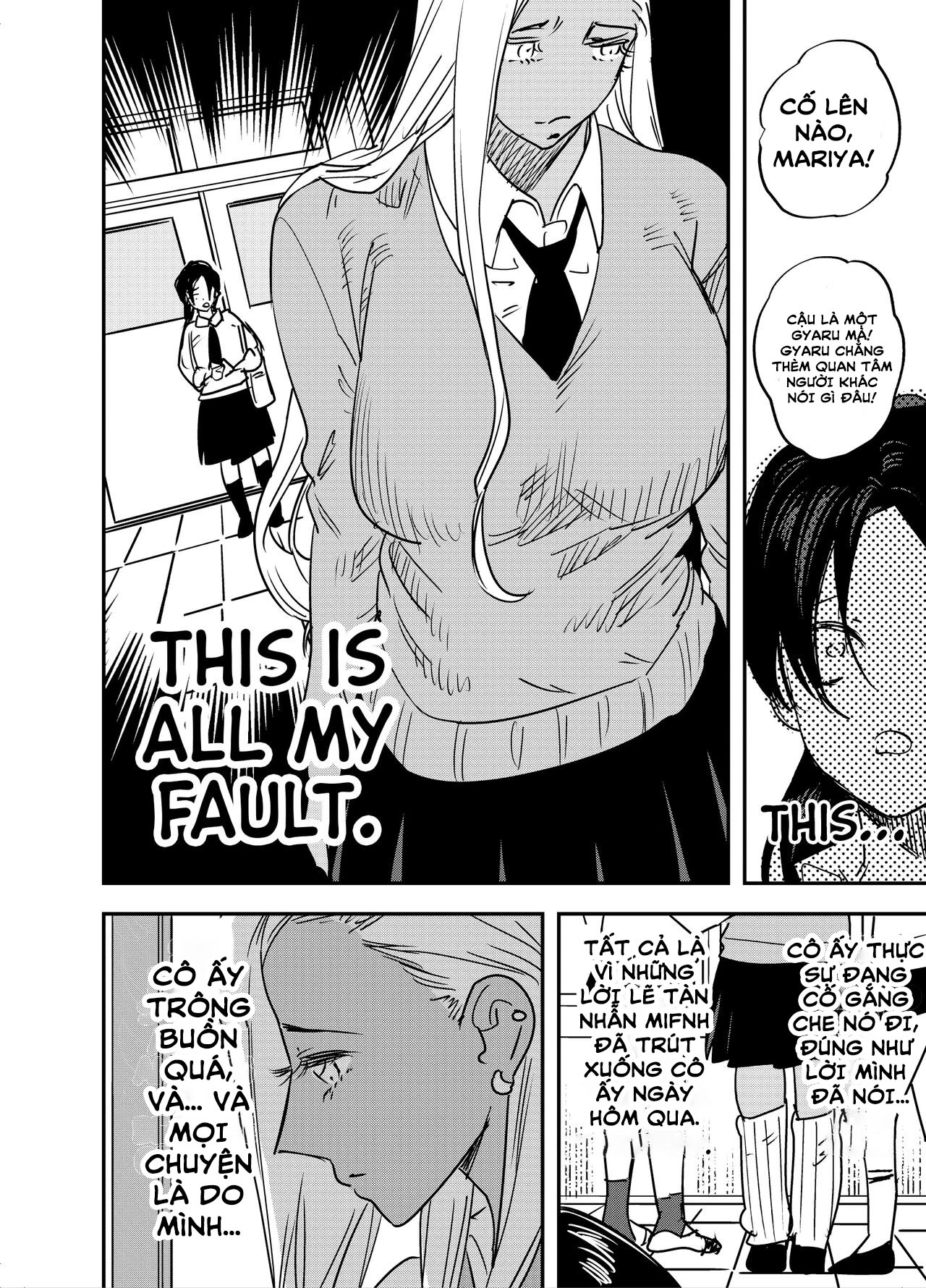 HentaiVN.net - Ảnh 8 - [Tosha Pink (Chimeda)] I Couldn't Refuse the Gyaru's Cock [Futanari Gyaru x Disciplinary Committee Officer] - Oneshot
