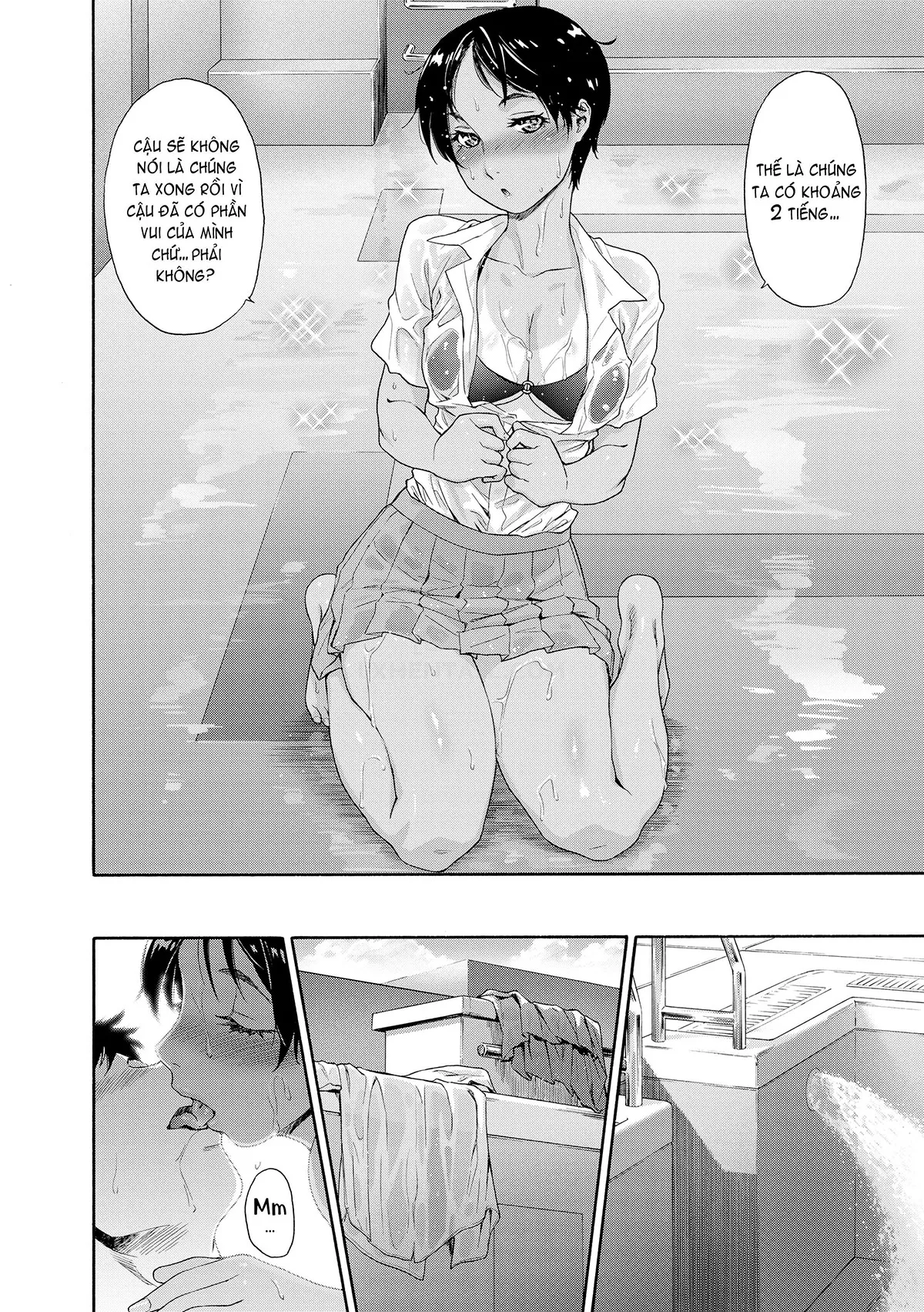 HentaiVN.net - Ảnh 11 - Vanilla Essence [Naughty Game; Reward Game; Difficulty Level: Very Easy; Pool Cleaning in Progress; Trip on Trip; Touch Me If You Can!; New Year's Shrine Visit; You Gotta Star!; Hurry Up and Submit] - Chap 4 - Pool Cleaning in Progress