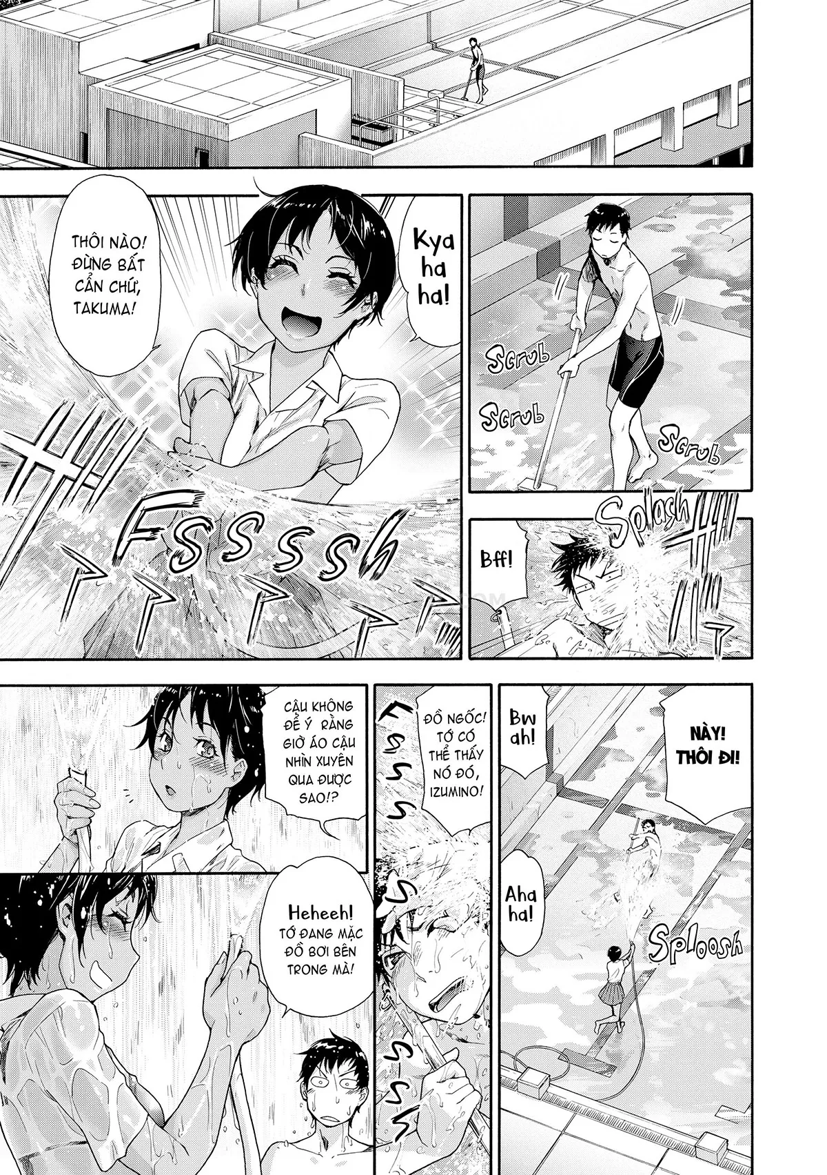 HentaiVN.net - Ảnh 4 - Vanilla Essence [Naughty Game; Reward Game; Difficulty Level: Very Easy; Pool Cleaning in Progress; Trip on Trip; Touch Me If You Can!; New Year's Shrine Visit; You Gotta Star!; Hurry Up and Submit] - Chap 4 - Pool Cleaning in Progress