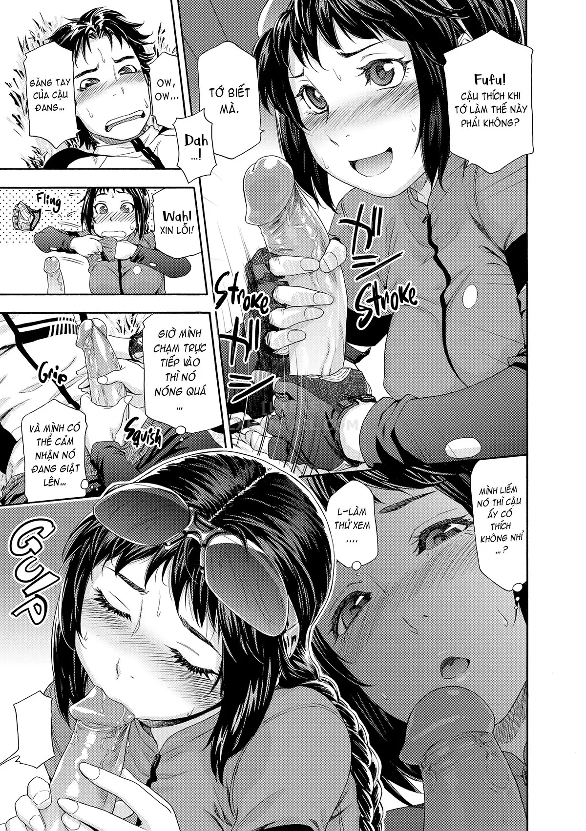HentaiVN.net - Ảnh 14 - Vanilla Essence [Naughty Game; Reward Game; Difficulty Level: Very Easy; Pool Cleaning in Progress; Trip on Trip; Touch Me If You Can!; New Year's Shrine Visit; You Gotta Star!; Hurry Up and Submit] - Chap 6 - Touch me if you Can!