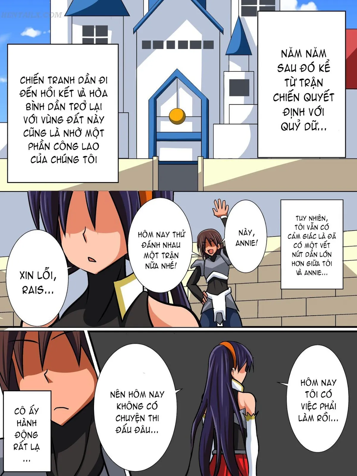HentaiVN.net - Ảnh 13 - Osananajimi no Onna Kishi ga Oujo ni Naru Made Zenpen - Chap 1