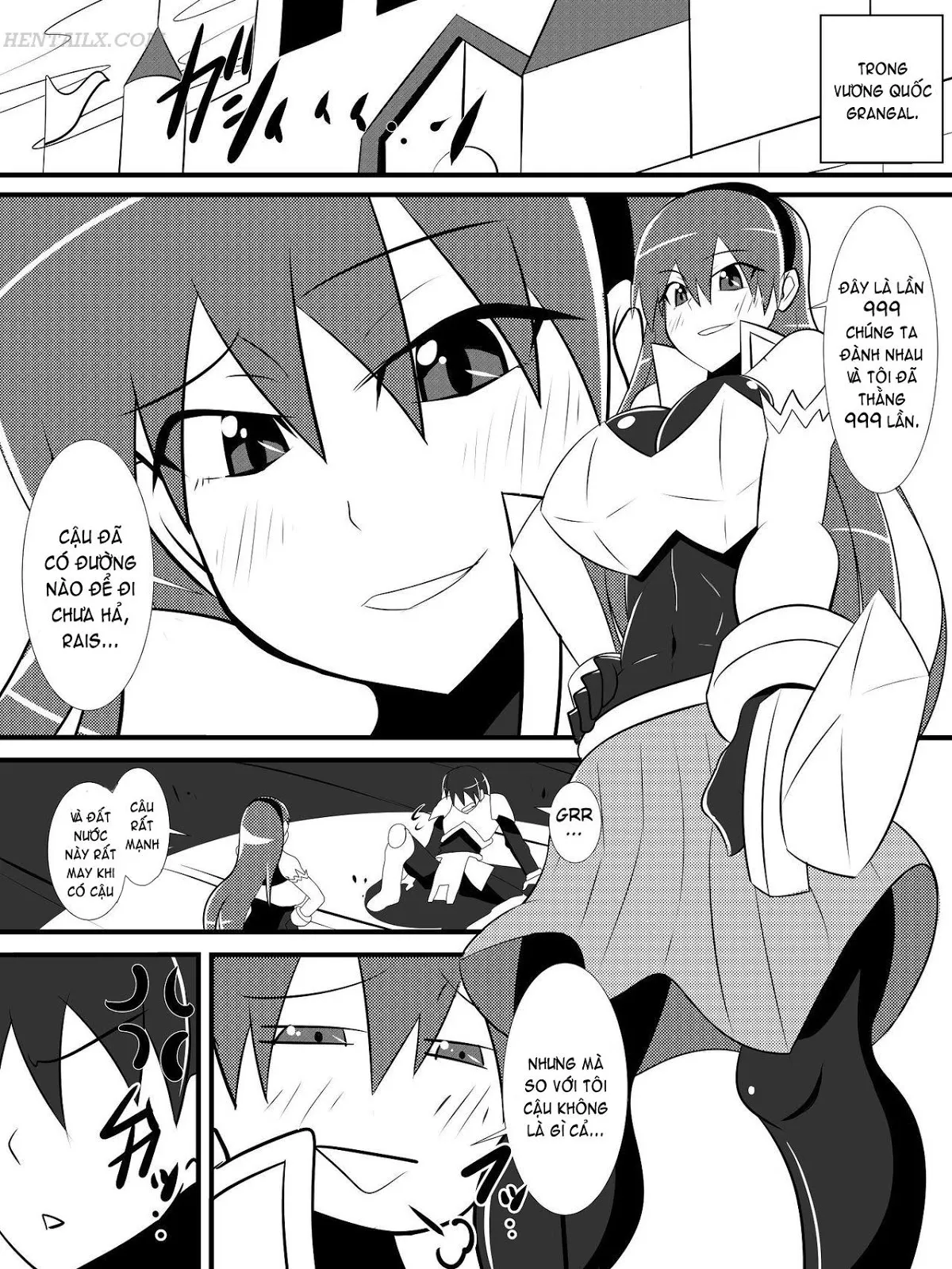HentaiVN.net - Ảnh 4 - Osananajimi no Onna Kishi ga Oujo ni Naru Made Zenpen - Chap 1