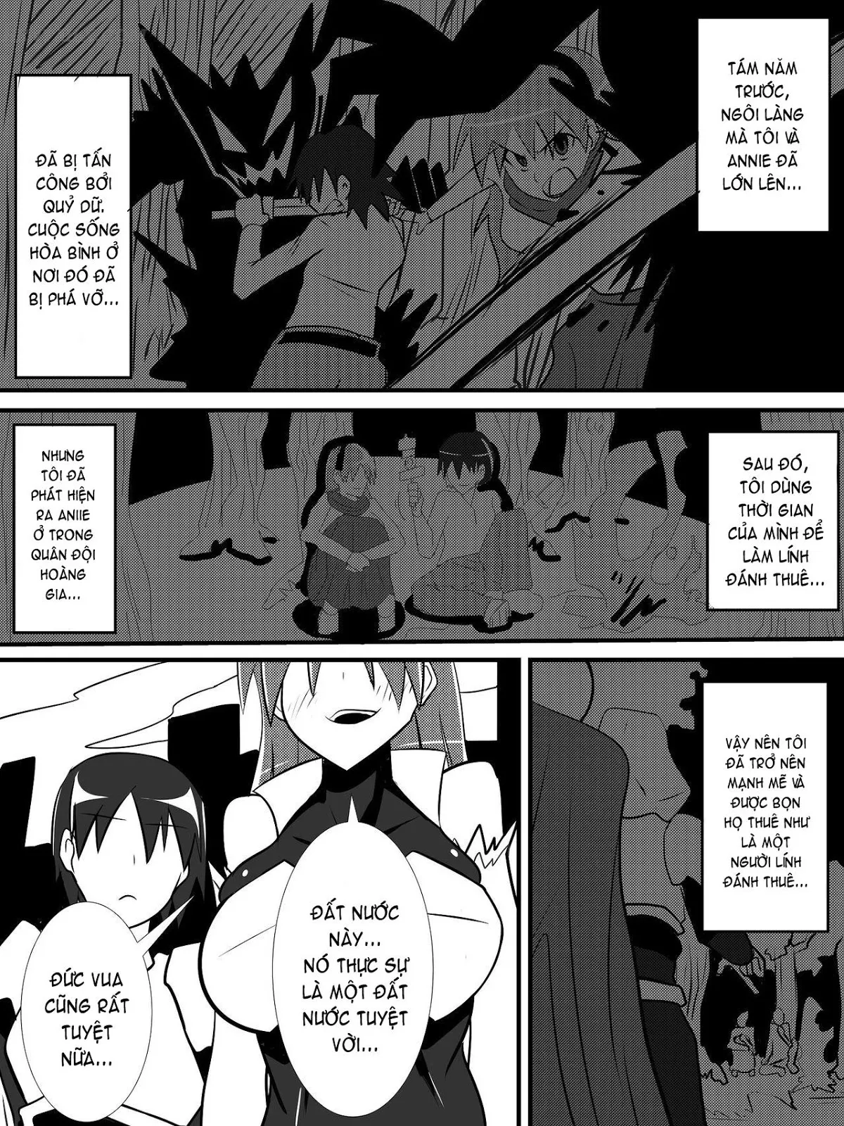 HentaiVN.net - Ảnh 6 - Osananajimi no Onna Kishi ga Oujo ni Naru Made Zenpen - Chap 1