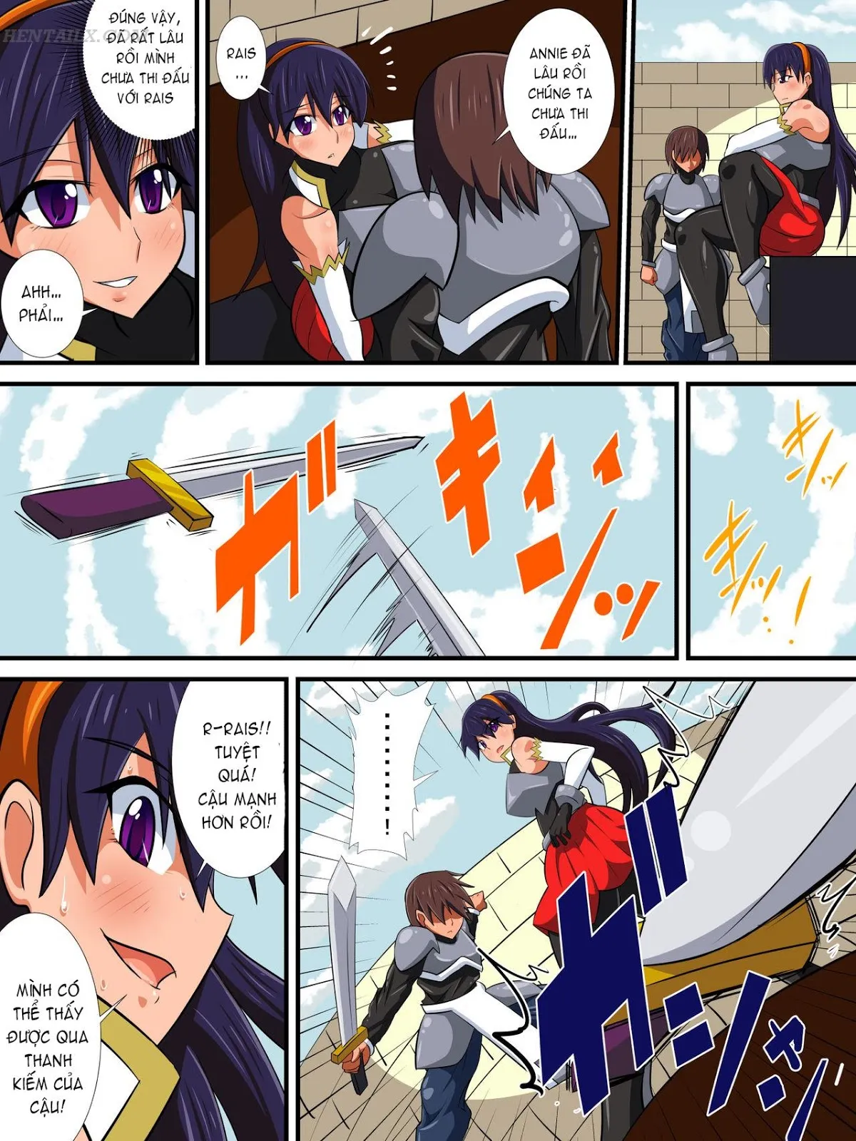 HentaiVN.net - Ảnh 25 - Osananajimi no Onna Kishi ga Oujo ni Naru Made Zenpen - Chap 2 - [END]