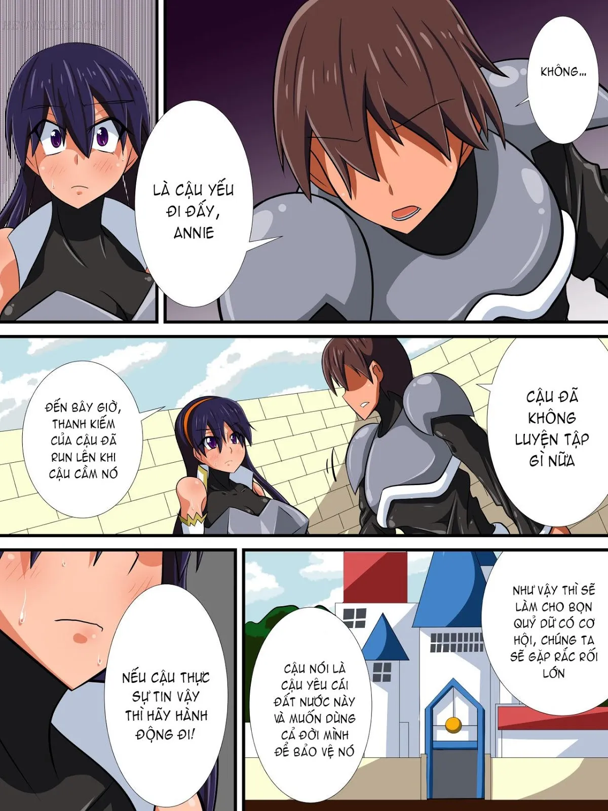 HentaiVN.net - Ảnh 26 - Osananajimi no Onna Kishi ga Oujo ni Naru Made Zenpen - Chap 2 - [END]