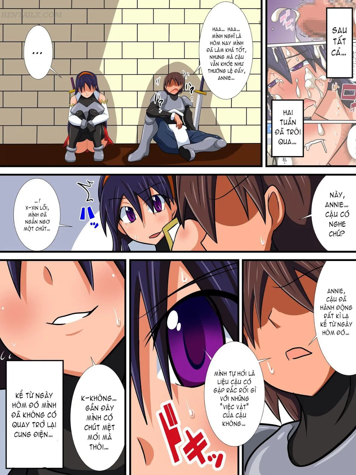 HentaiVN.net - Ảnh 4 - Osananajimi no Onna Kishi ga Oujo ni Naru Made Zenpen - Chap 2 - [END]