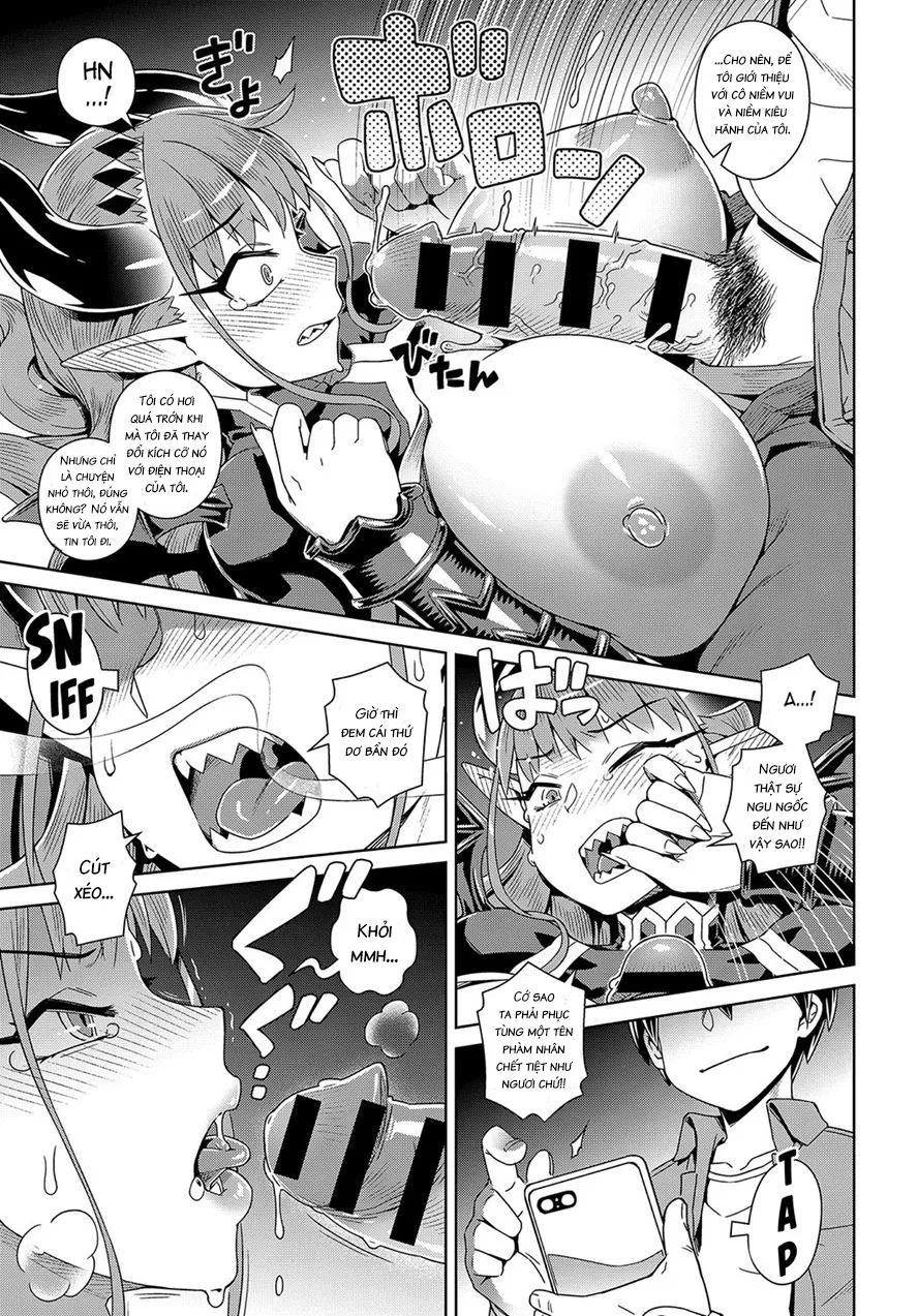 HentaiVN.net - Ảnh 12 - Đánh bại Quỷ Vương bằng một chiếc Smart Phone [Defeating the Demon Lord (Last Boss) with a Lewd Smart Phone] - Oneshot