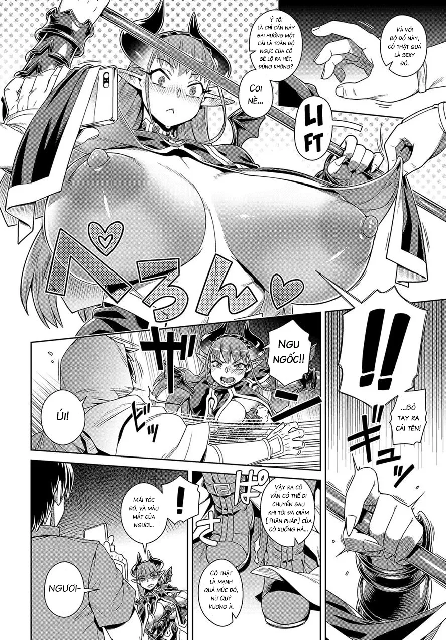 HentaiVN.net - Ảnh 5 - Đánh bại Quỷ Vương bằng một chiếc Smart Phone [Defeating the Demon Lord (Last Boss) with a Lewd Smart Phone] - Oneshot