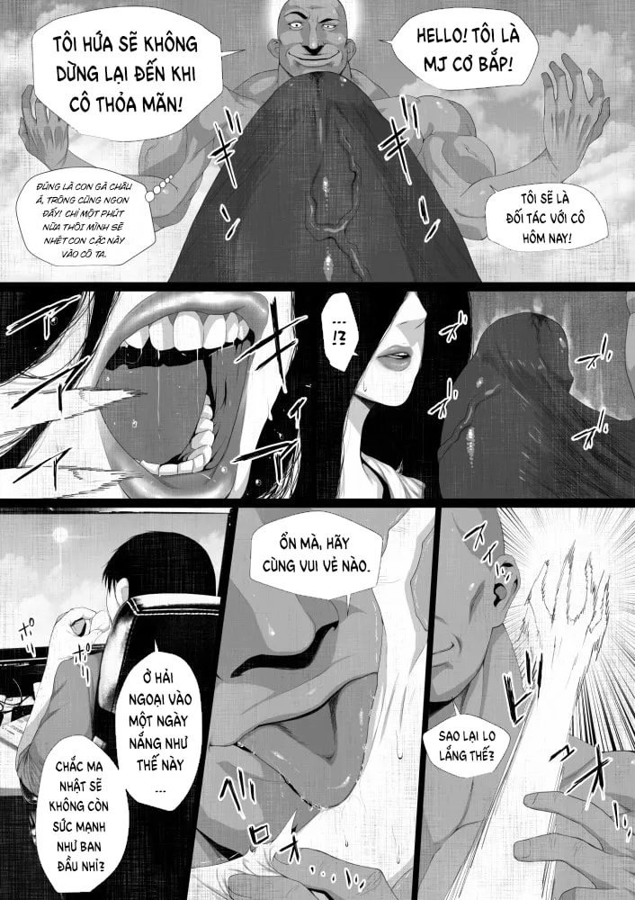 HentaiVN.net - Ảnh 9 - Ông Chú Còn Trinh Và Cuộn Băng Bị Nguyền Rủa [にならないエロい話/真面目な童貞おじさんと呪いのビデオ] - Chap 1. Ma nữ lời nguyền