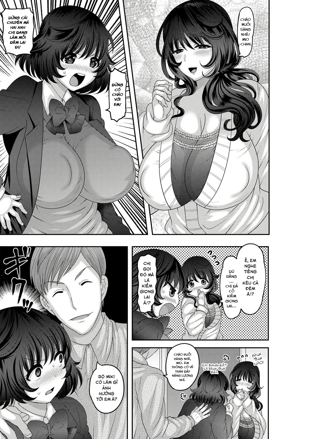 HentaiVN.net - Ảnh 4 - Anh rể và em vợ. [Mesuochi Zenkai Shoujo! (Tuyển tập nhiều oneshot)] - Oneshot