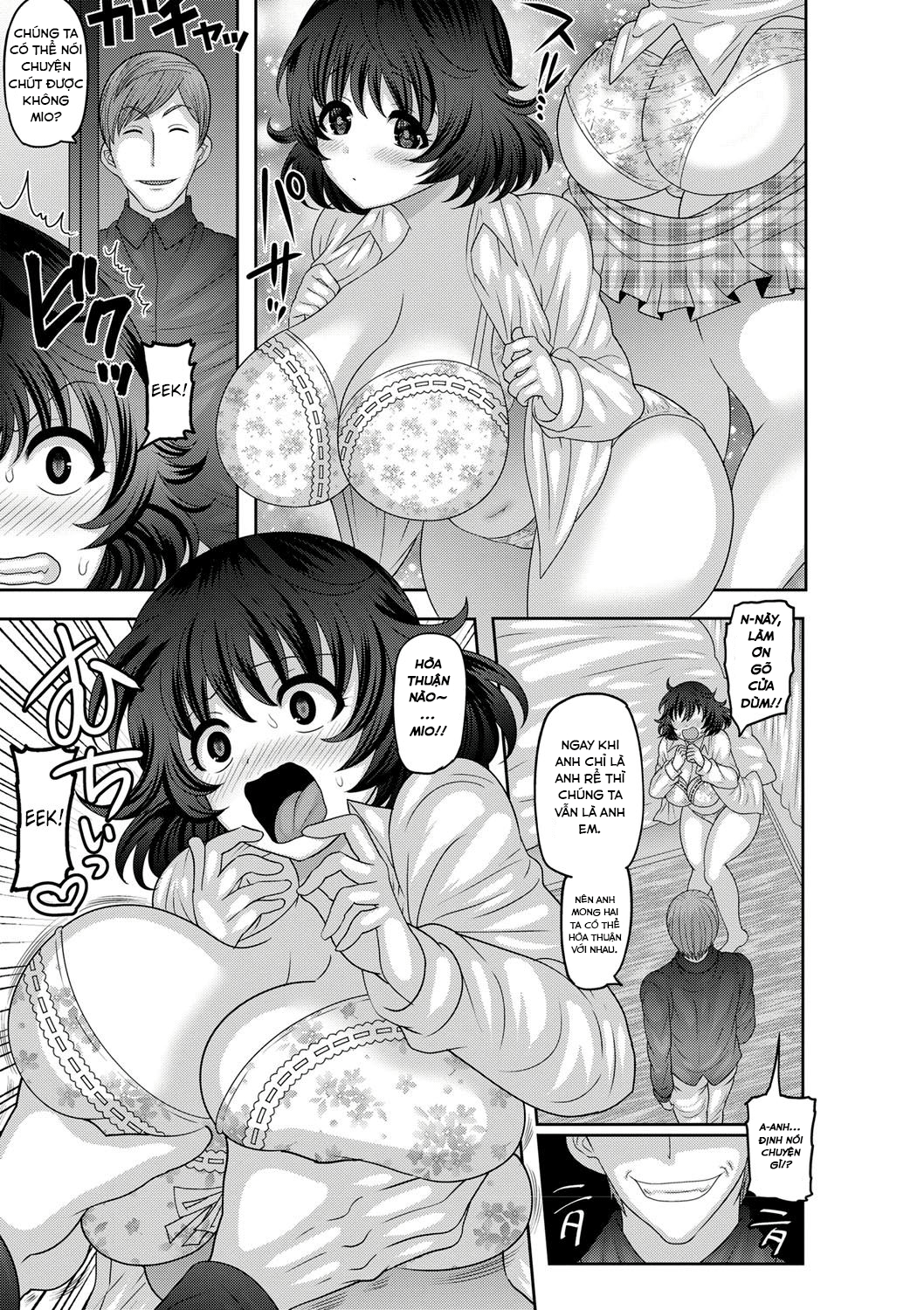 HentaiVN.net - Ảnh 8 - Anh rể và em vợ. [Mesuochi Zenkai Shoujo! (Tuyển tập nhiều oneshot)] - Oneshot